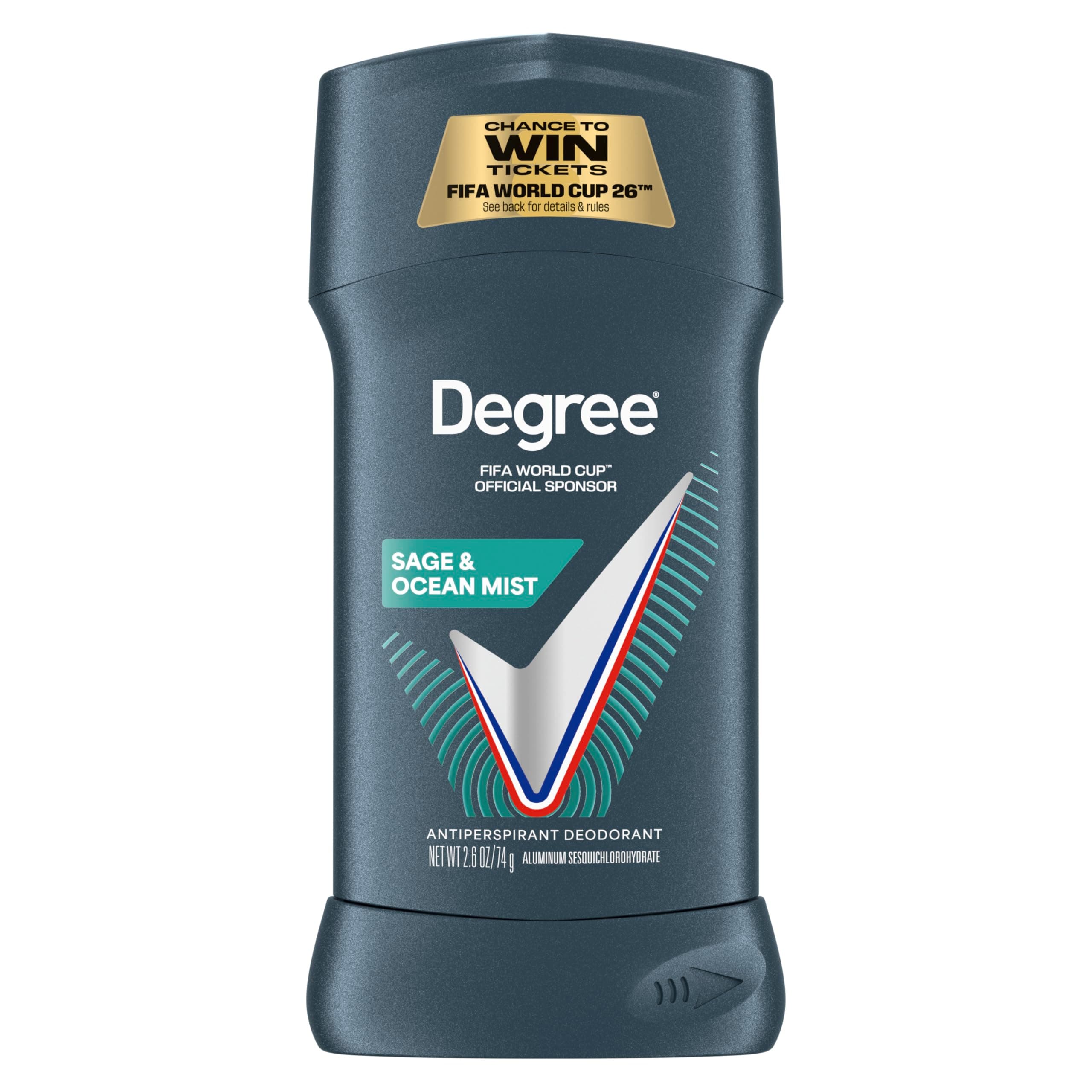 Degree Men Advanced Antiperspirant Deodorant 72H Sweat & Odor Protection Sage and Ocean Mist Deodorant with Motionsense Technology