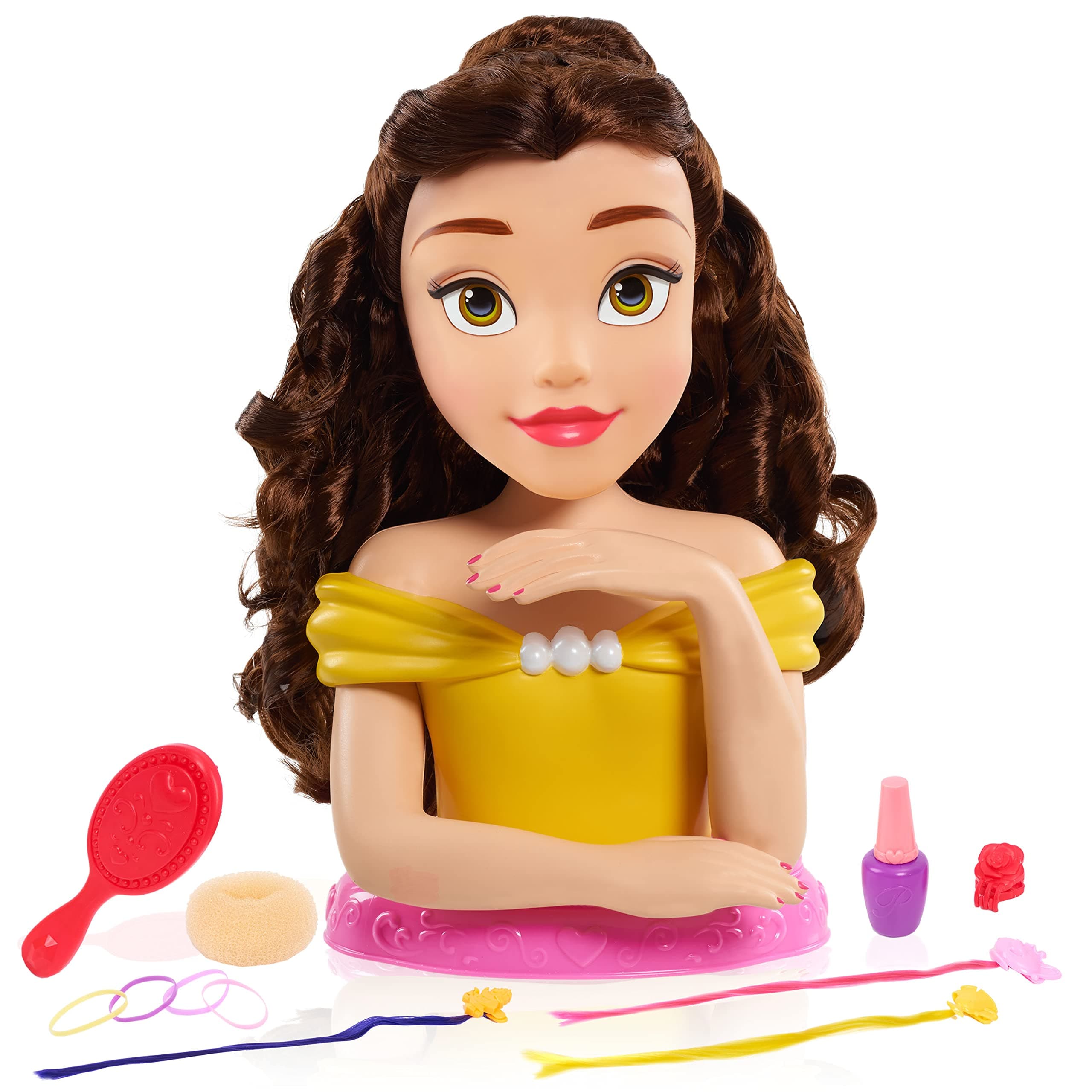 JP Disney Styling JPL87355 Disney Princess Belle Deluxe Styling Head