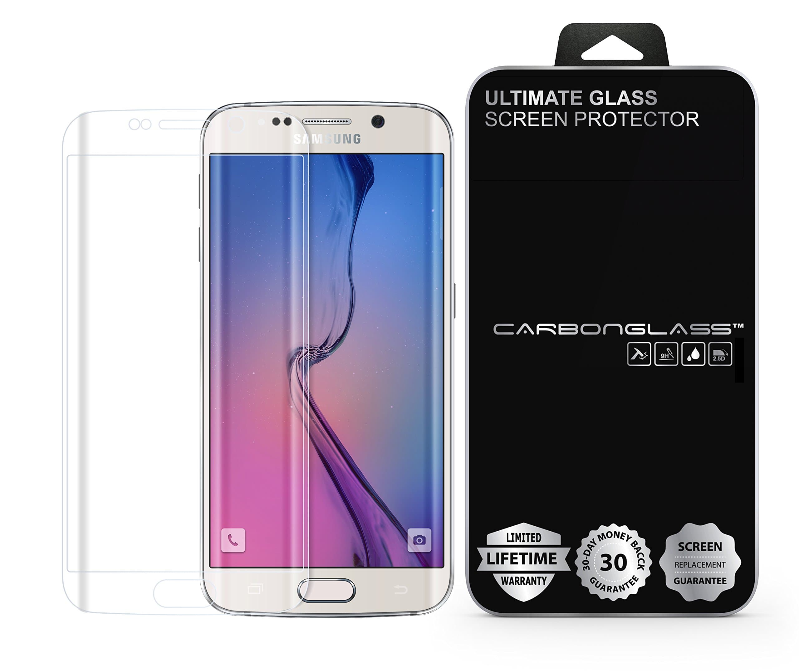 Samsung Galaxy S6 Edge Screen Protector by SCREENDER with 3 MONTHS ACCIDENTAL SCREEN DAMAGE COVER