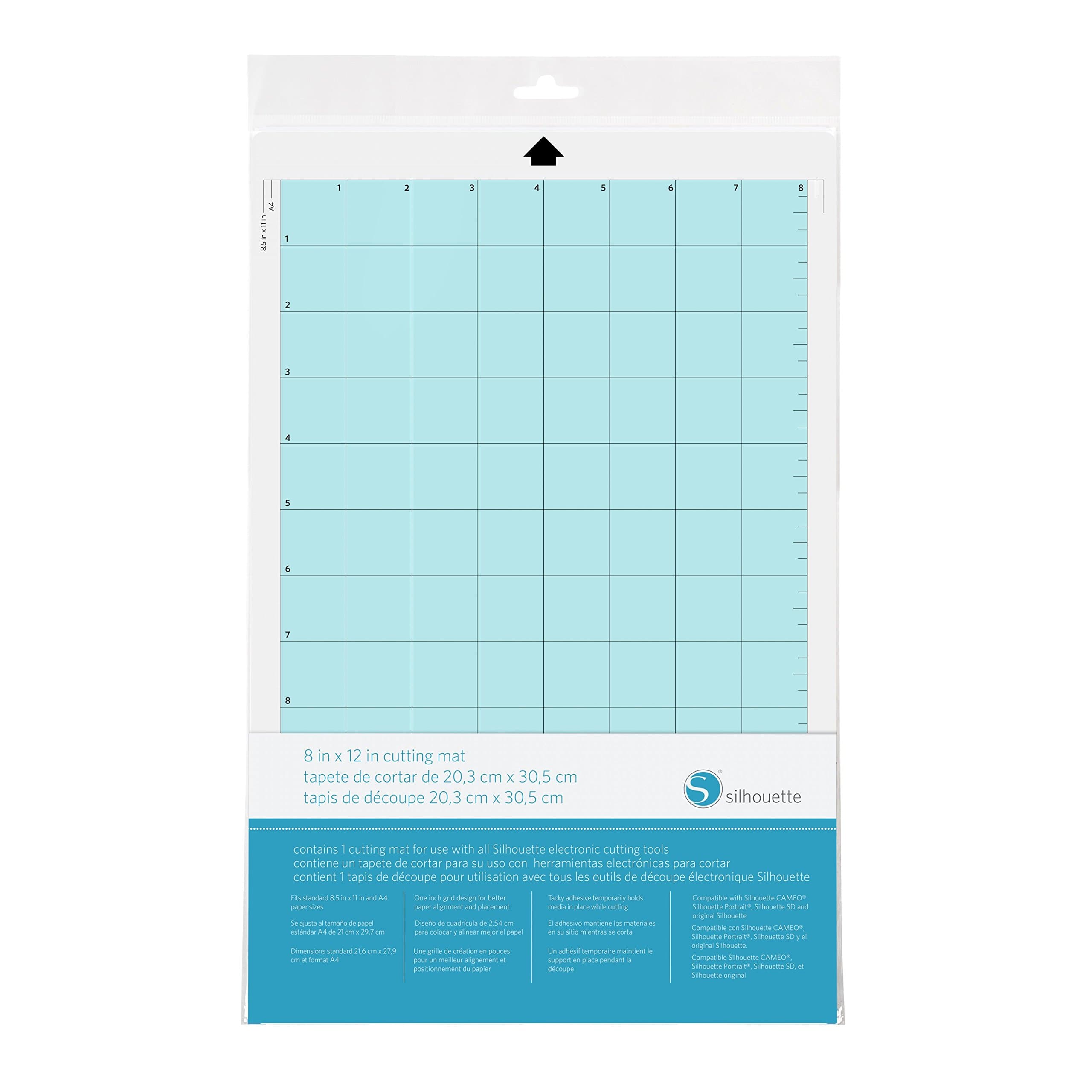 Silhouette Portrait Cutting Mat, Medium, Blue