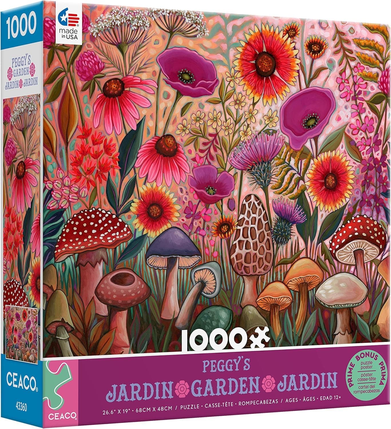 Peggy's Garden - Morel of The Story - 1000 Piece Jigsaw Puzzle