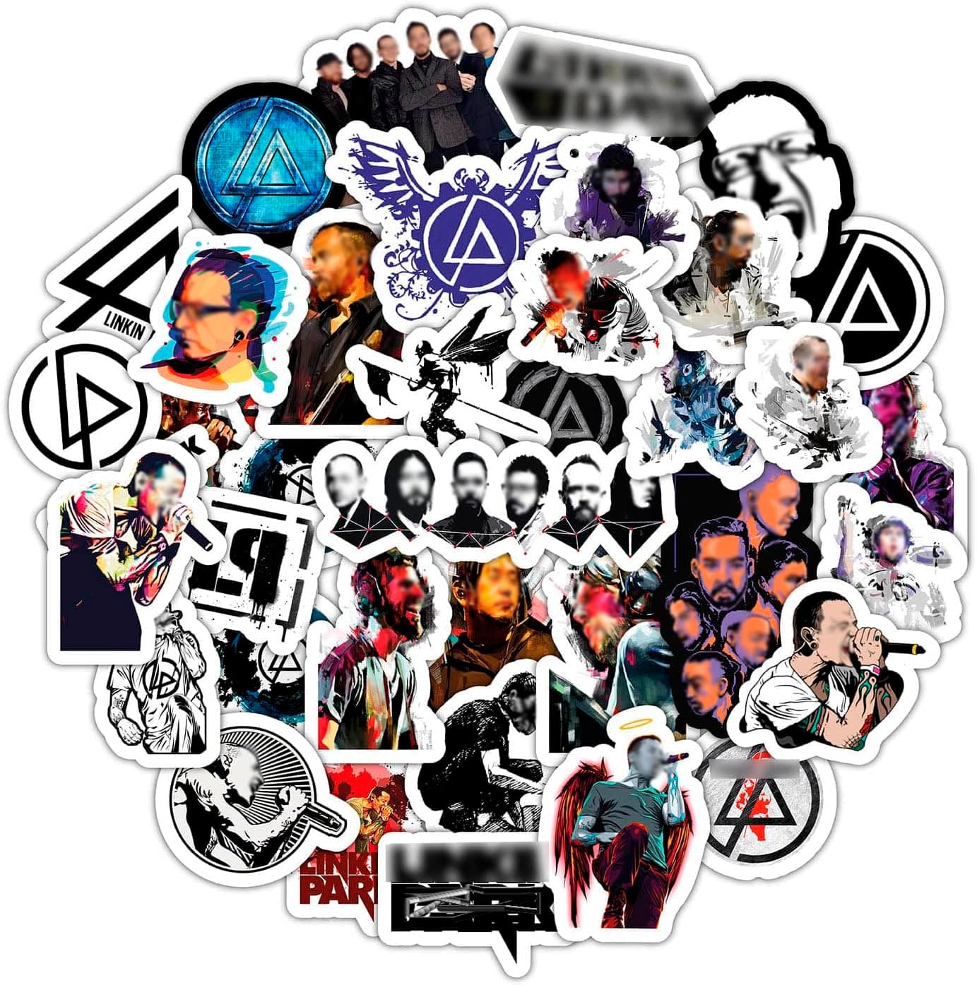 BulbaCraft Rock Stickers, Band Stickers for Adults, Rock Decals, Nu Metal Music Decals