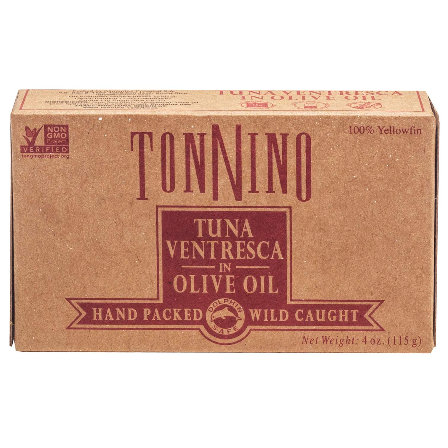 Tonnino Tuna Ventresca in Oil, 4OZ (6PK)
