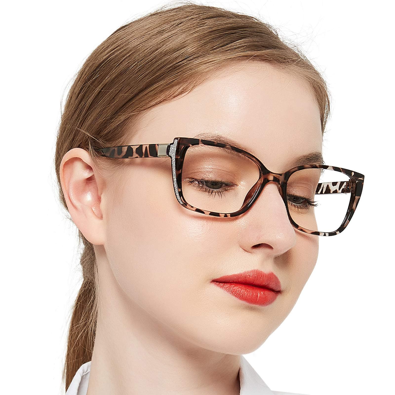 OCCI CHIARI 6.0 Designer Reading Glasses Women Strong Reader 600 for Lady(1.0 1.25 1.5 1.75 2.0 2.25 2.5 2.75 3.0 3.5 4.0 5.0 6.0)