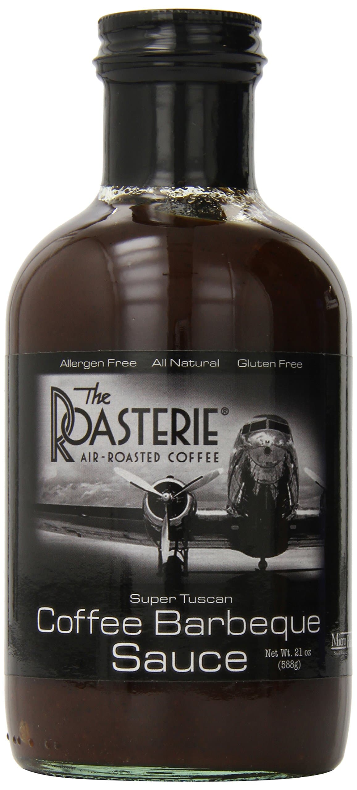 Roasterie Super Tuscan Coffee BBQ Sauce, 21 Ounce