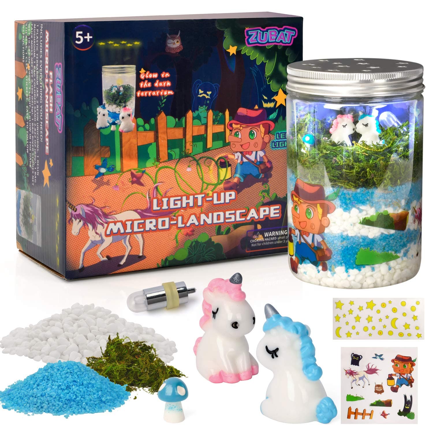 ZUBAT Unicorn Mini Garden Kit