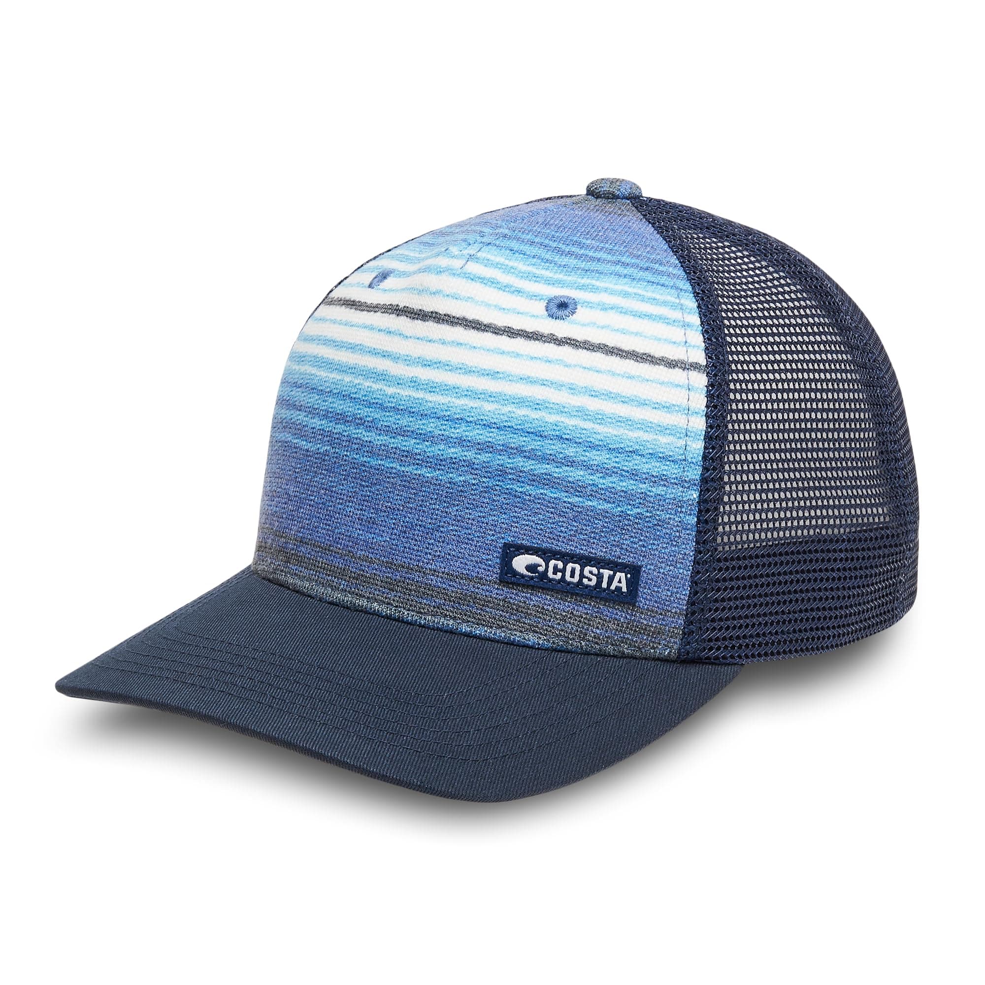 Men's Baja Blue Trucker Cap, Baja Blue, One Size