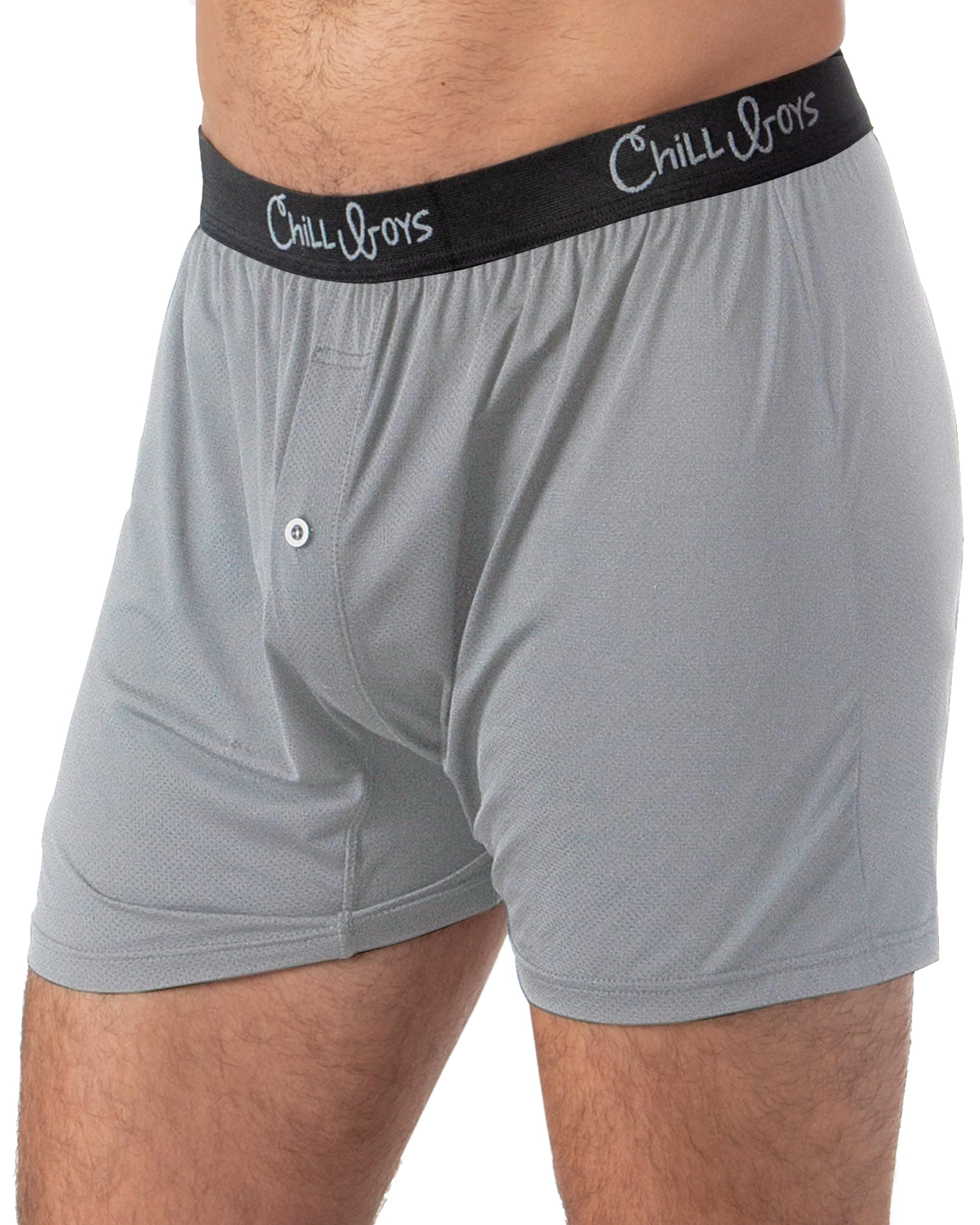 Performance Boxers -Cool Comfortable Men's Boxer Shorts. Soft Anti-Chafing Underwear for Men. Tagless Boxers