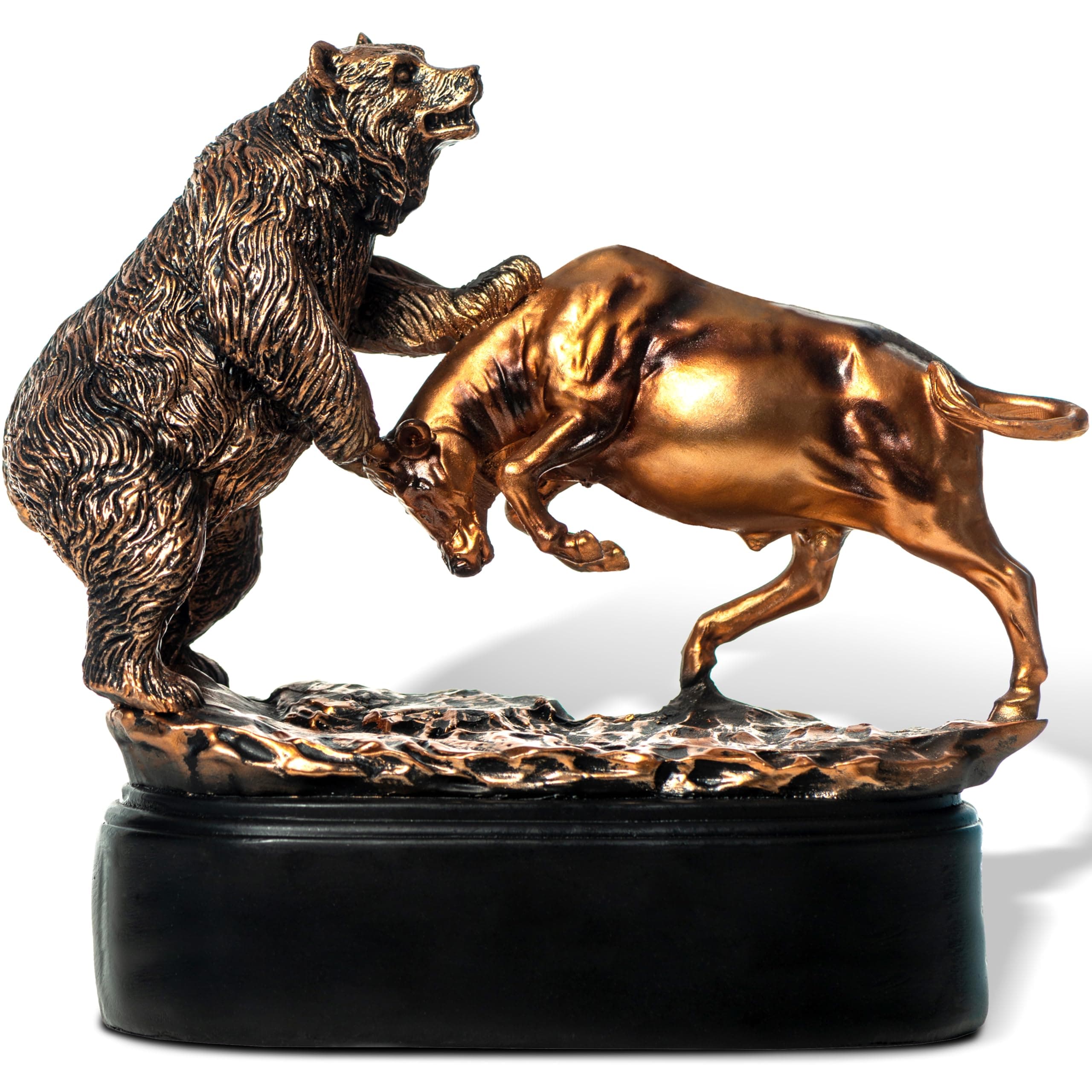Wall Street Bull and Bear Statue, Stock Broker Gifts