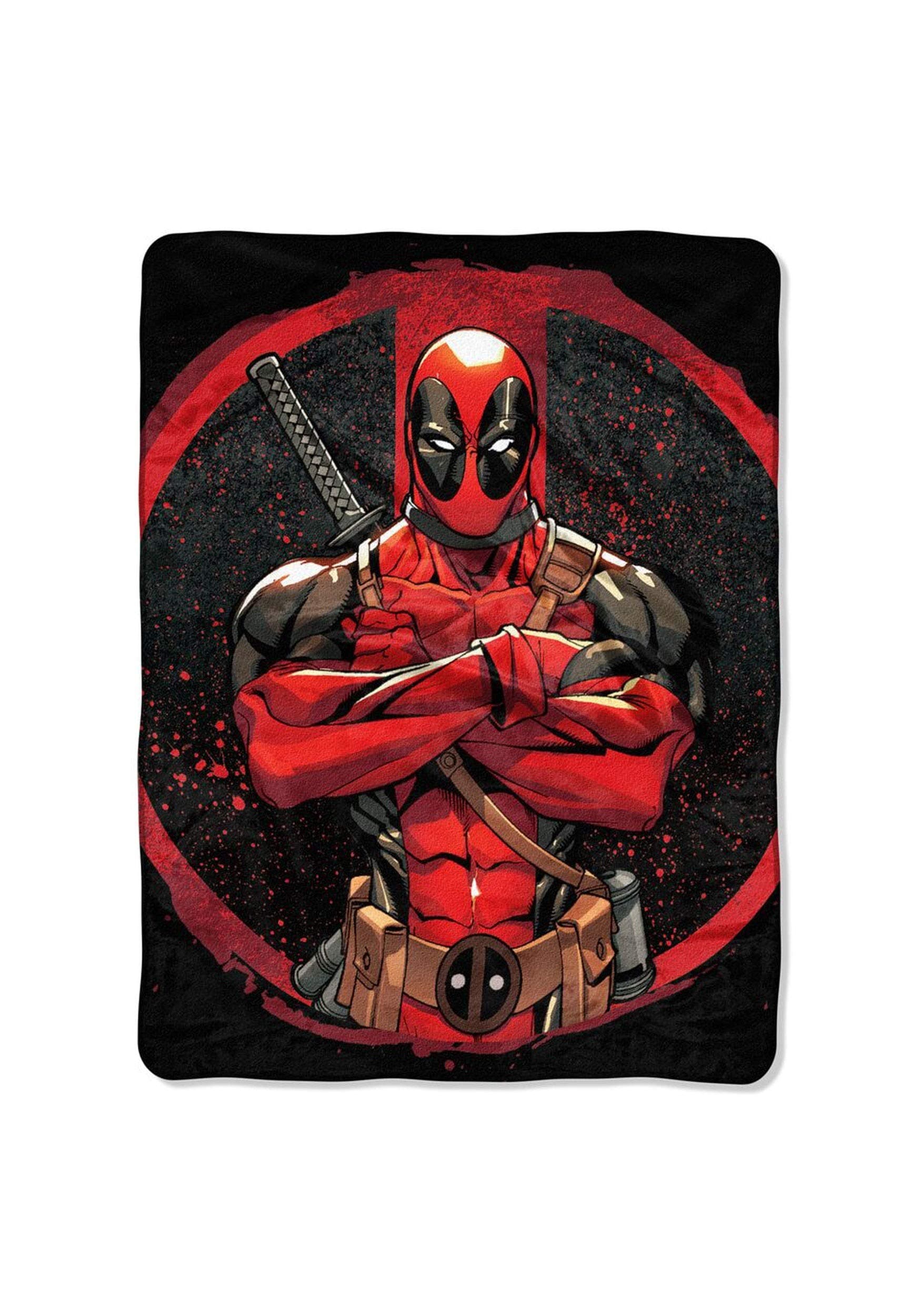 Deadpool Micro Raschel Throw Blanket, 46" x 60", Tough Guy