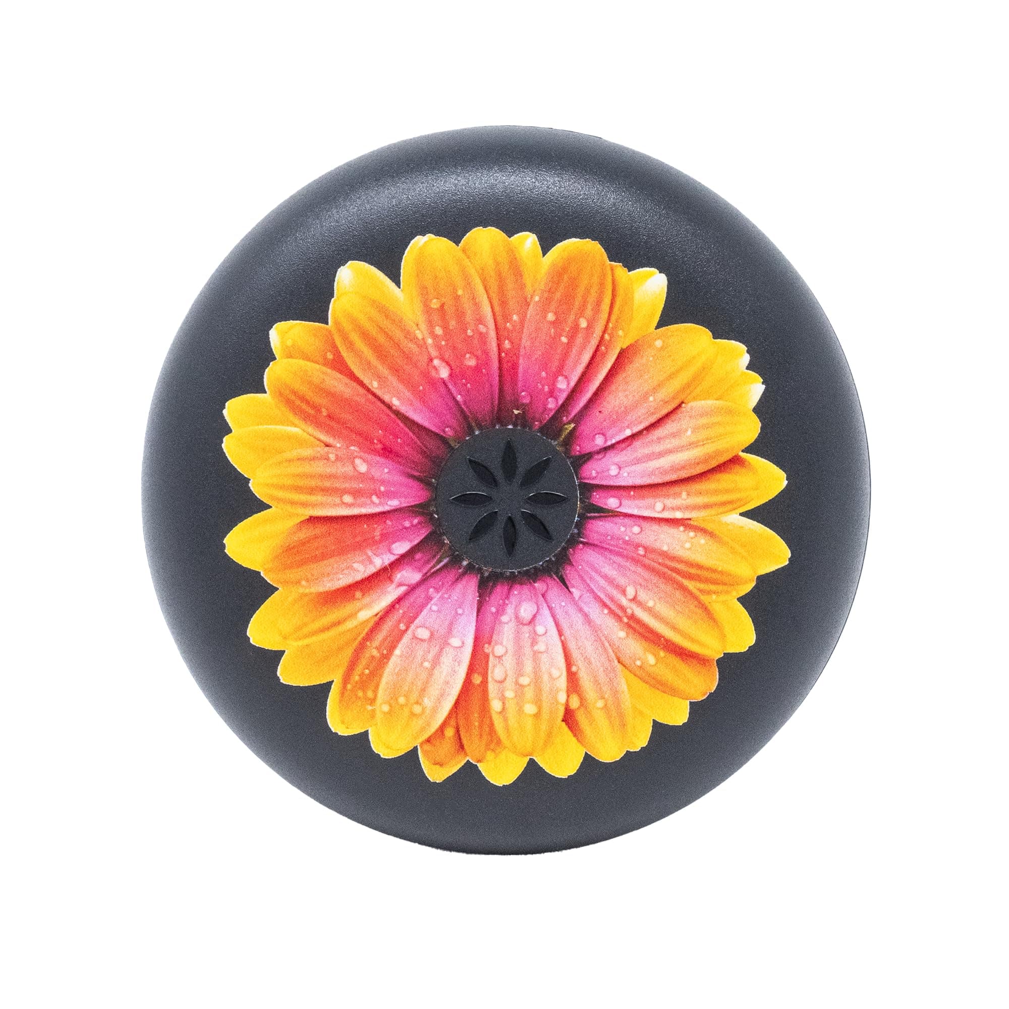 Invisalign Aligner and Retainer Case (Textured Orange Daisy)