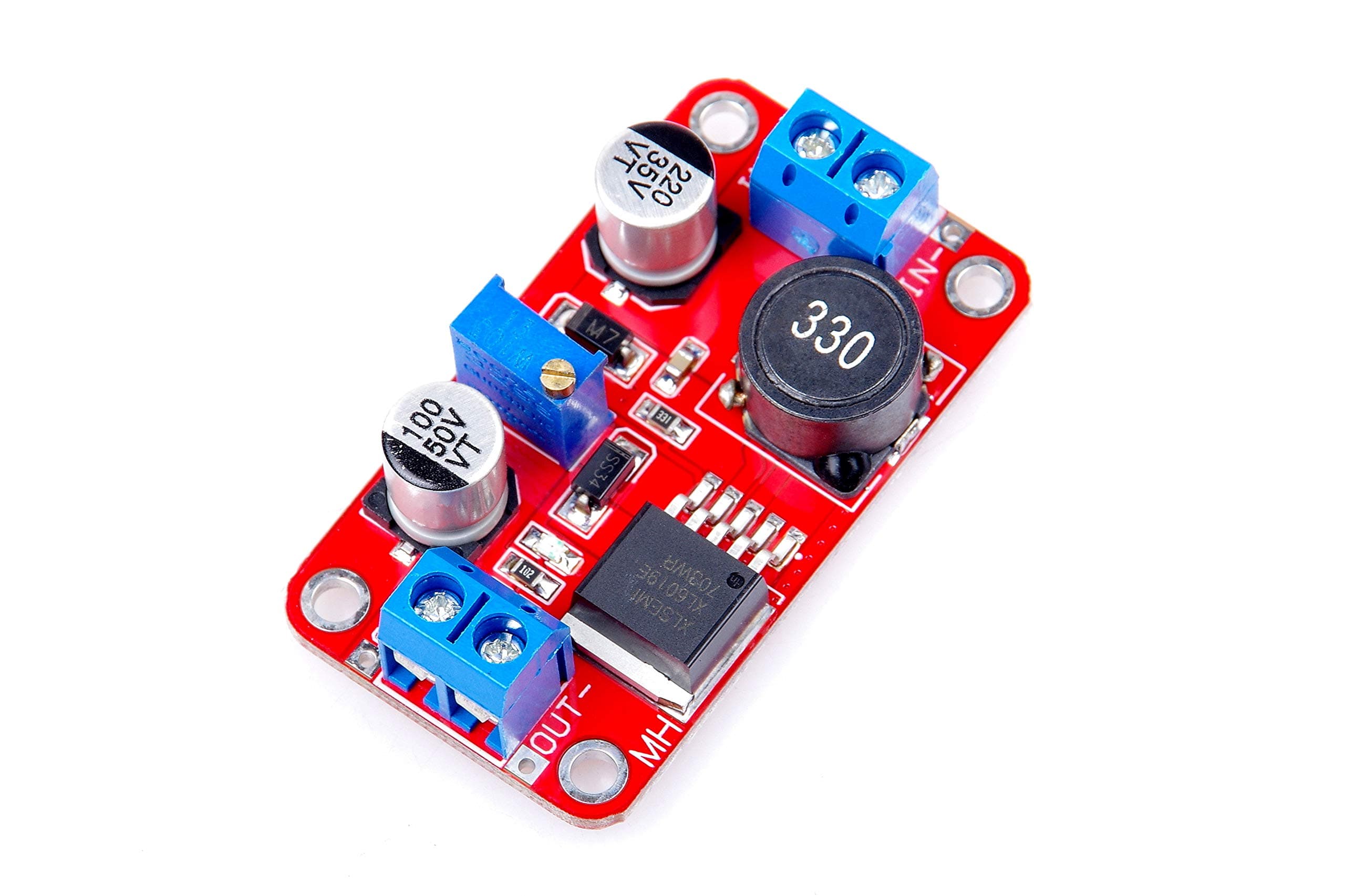 LIVISN 5A High Power DC to DC Step-up 5V 6V 12V 24V 3-35V to 5-40V XL6019 Converter Adjustable Voltage Regulator Power Modules Boost Module Booster
