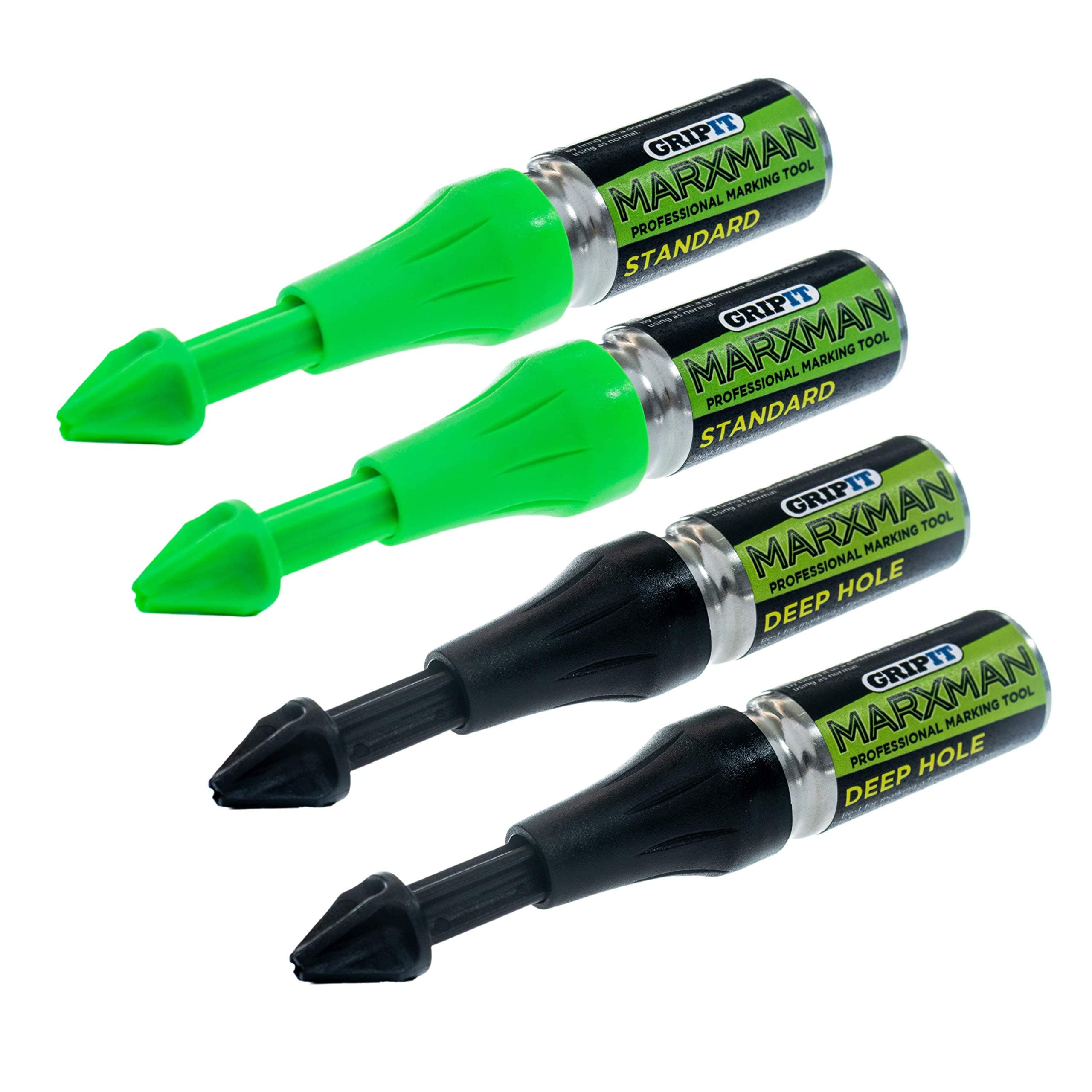 Green Standard x2 Chalk Black Deep x2 Marking Pen Hole Marking Tool Set