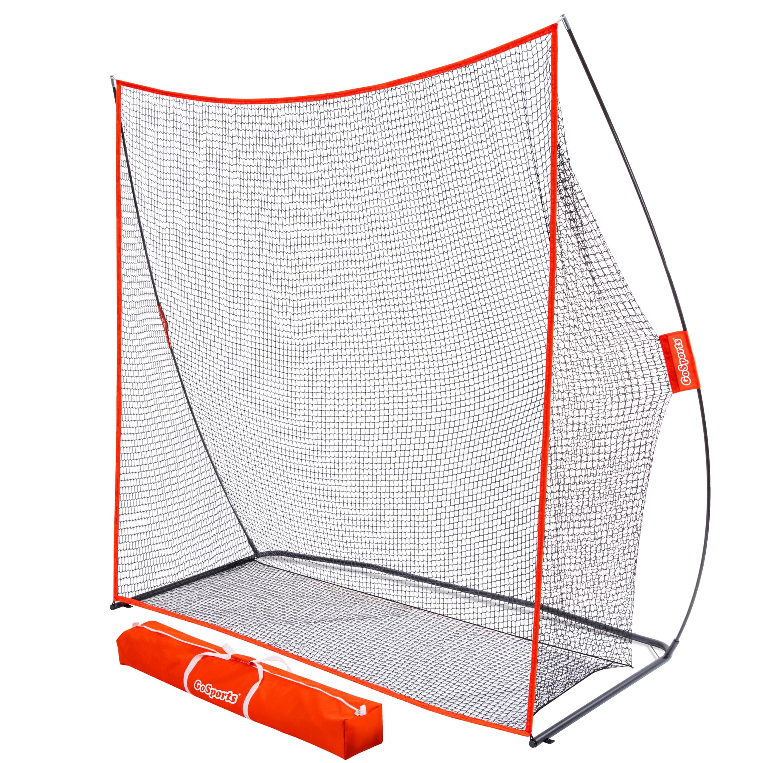 GoSports Golf Practice Hitting Net - Choose Between Huge 10 x 7 ft or 7 x 7 ft Nets - Personal Driving Range for Indoor or Outdoor Use - Designed by Golfers for Golfers