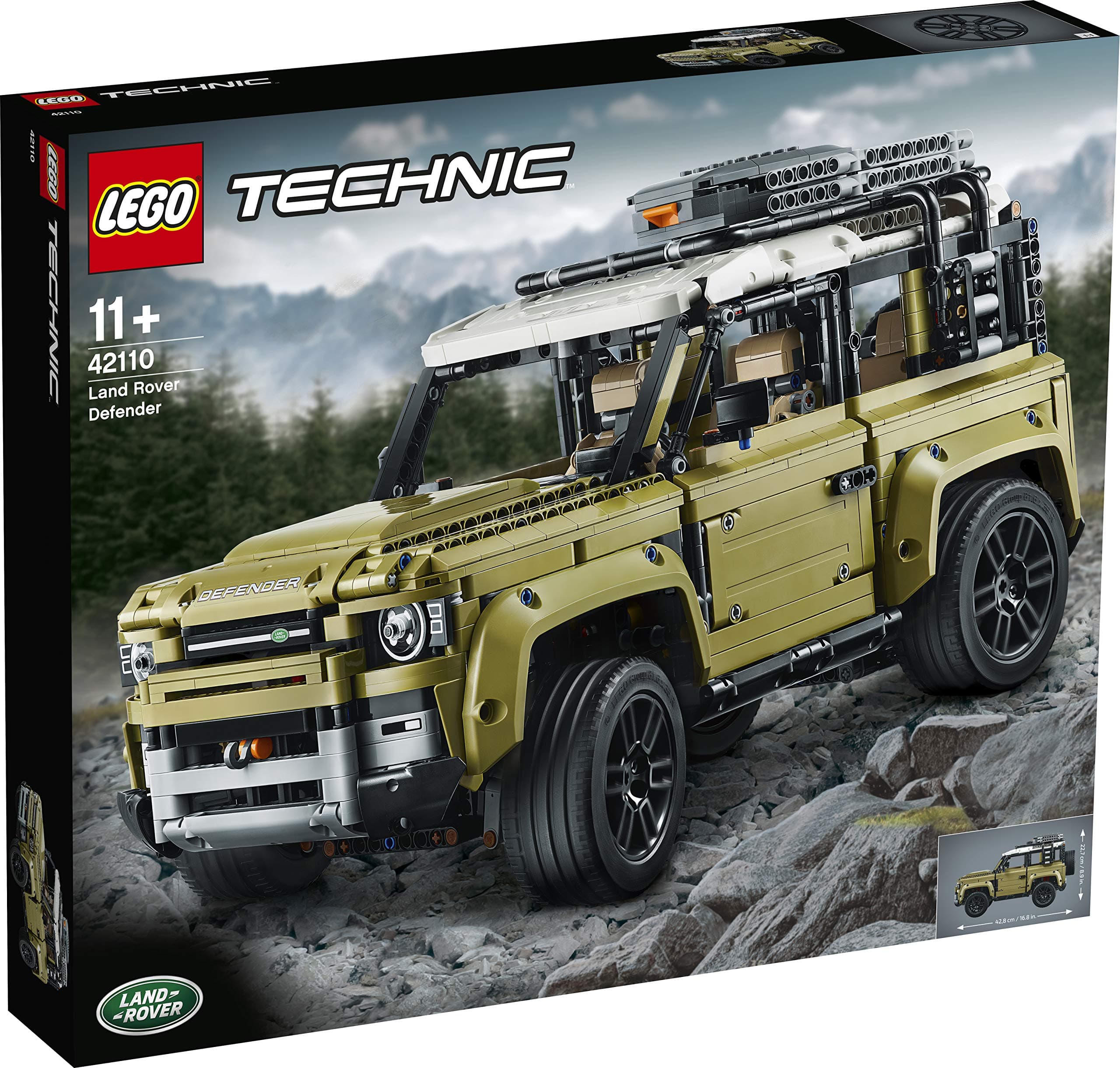 Technic Land Rover Defender Collector's Model Car 42110 Off Road 4x4 Car,Exclusive Collectible Model, Advanced Building Set