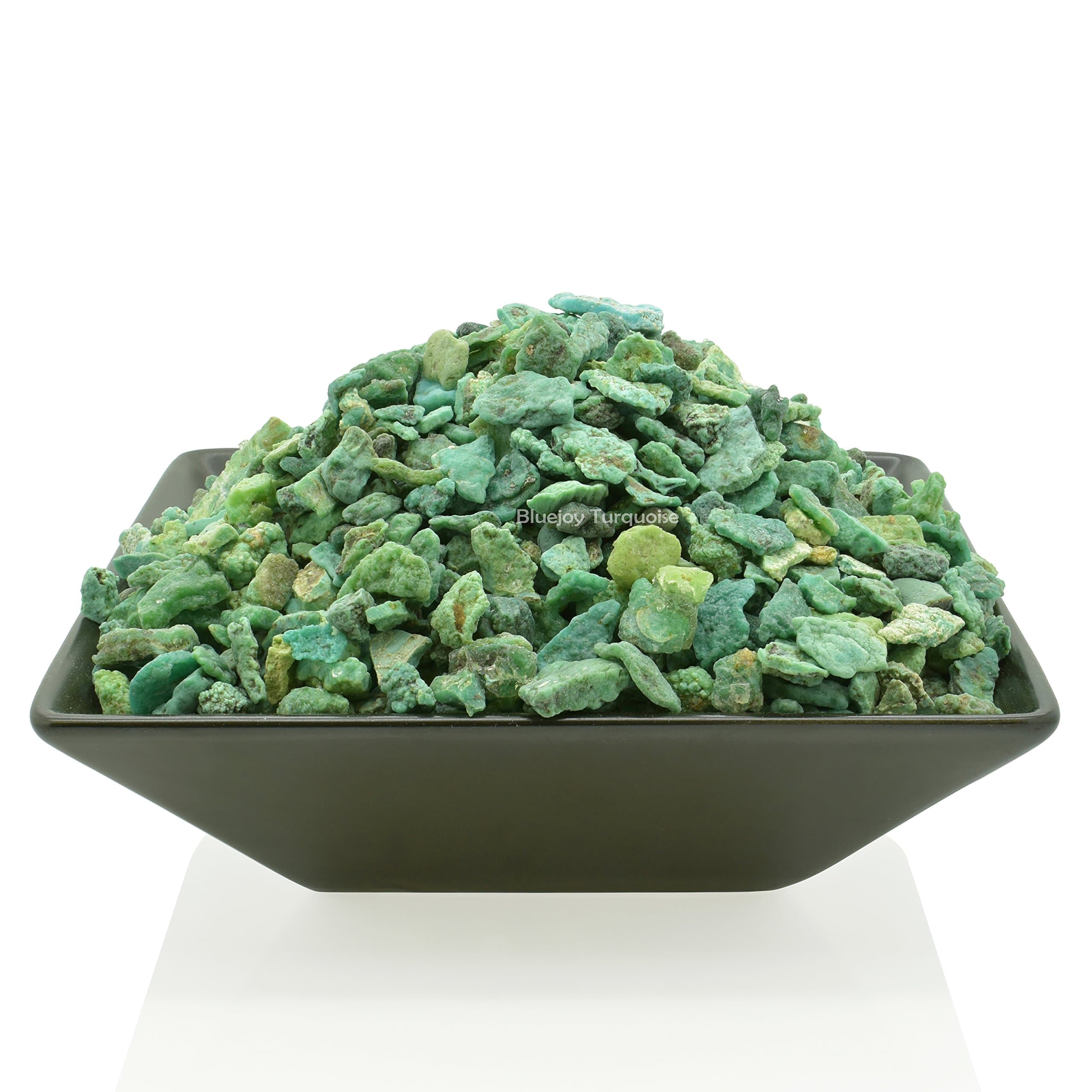Bluejoy Natural Stabilized Turquoise Rough Stone Baby-Size Chips for Inlay and Jewelry Design (1 Ounce)