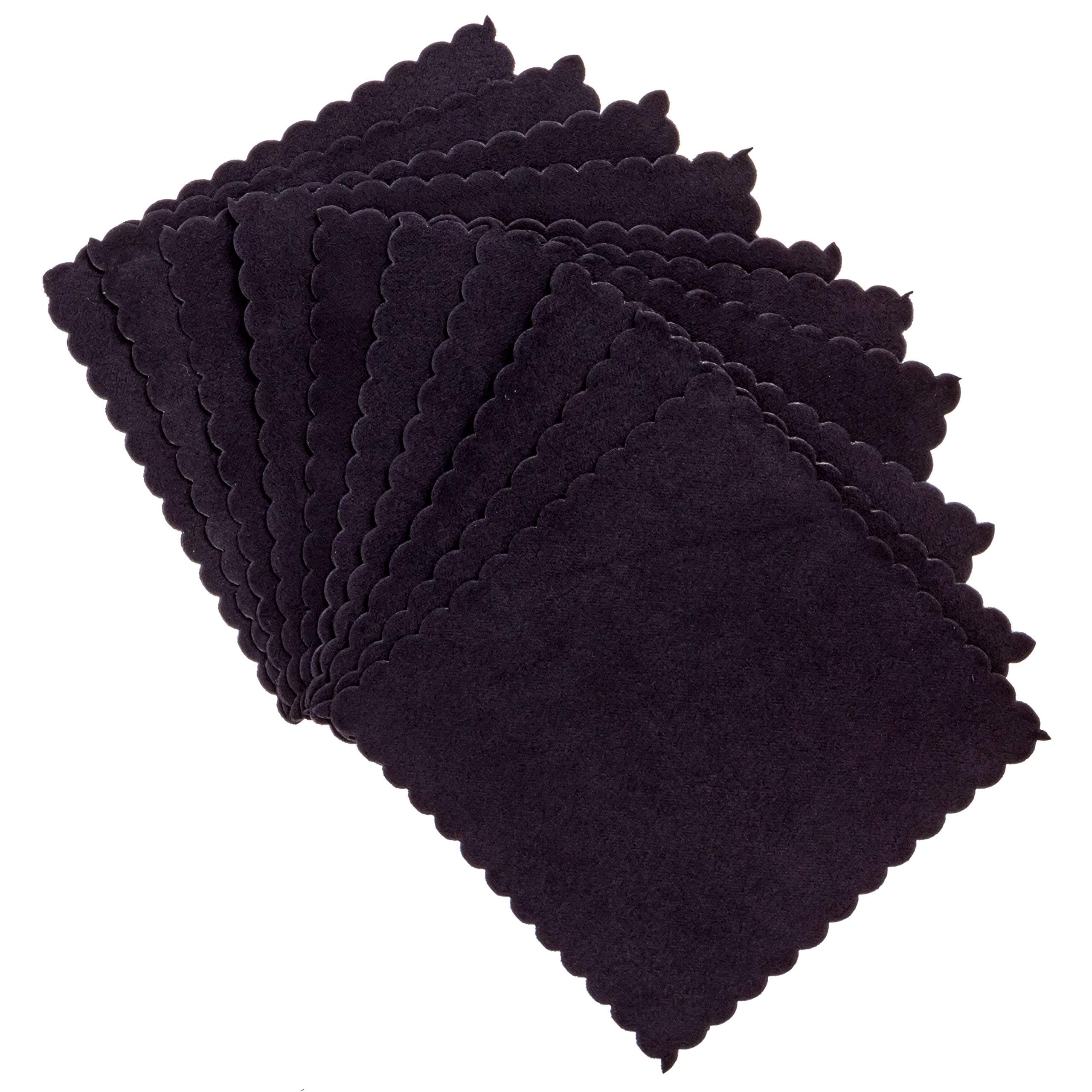 Gold Label Detailing Microfiber Suede Cloth for Ceramic Coating Application 4" x 4" | Ultra Soft Edgeless Cloth for Use with A Foam Applicator