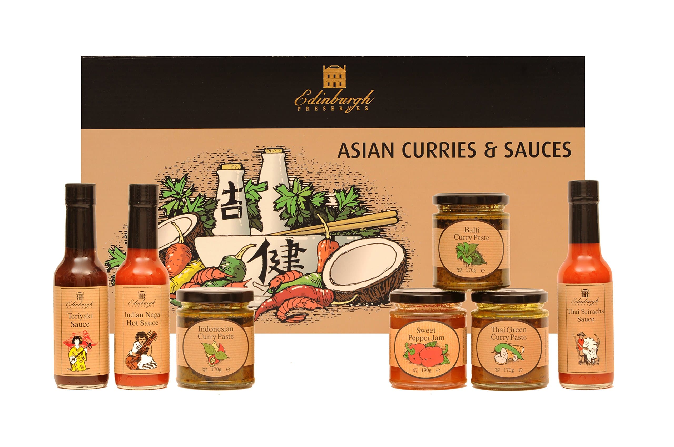 Edinburgh Preserves Asian Curries and Sauces Hamper