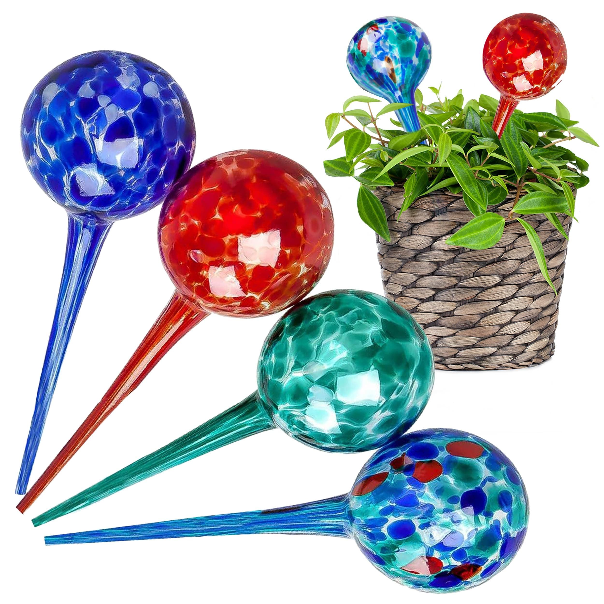 Jumbo Size Plant Watering Globes, Extra Large Size Outdoor Indoor Auto Watering Devices, Aqua Globes, Self Watering Planter Inserts, Water Globe, Water Plant Stakes, Spikes.