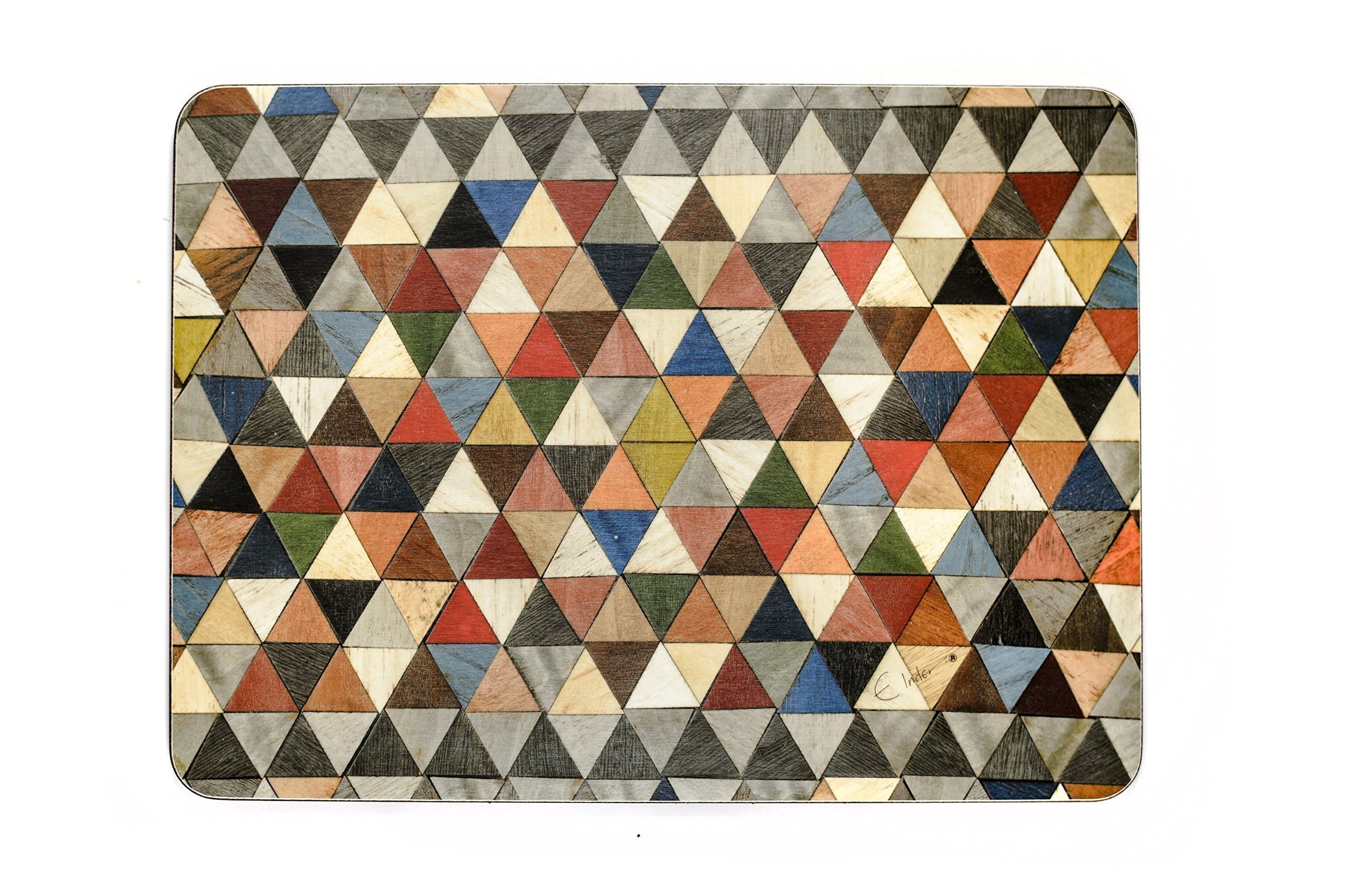 Place mats set of 4 or 6 Melamine Heat Proof 140 E Inder Designs made in UK