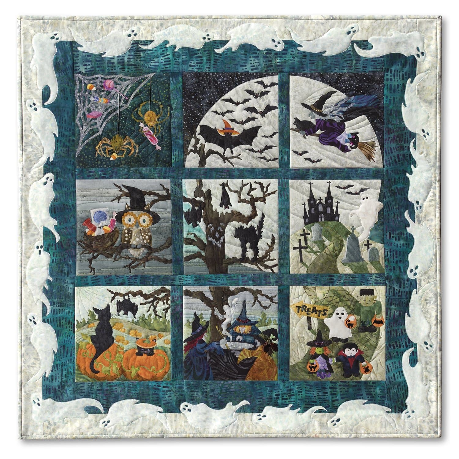 Halloweenies Halloween McKenna Ryan Pine Needles Quilt 9 Pattern Set