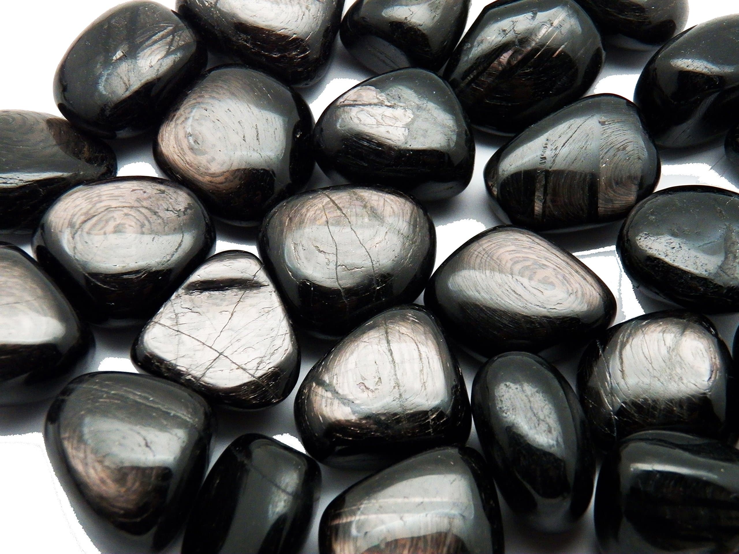 Fundamental Rockhound Products: 1 pc Natural Hypersthene Tumbled Stone Crystal from Canada (Small)