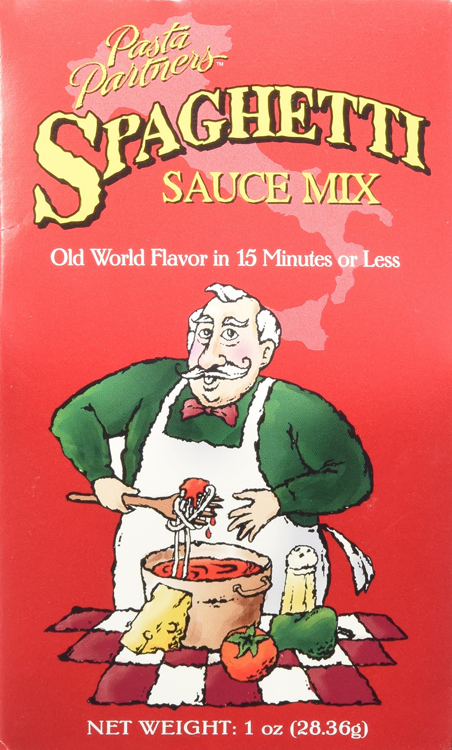 Pasta Partners Spaghetti Pasta Sauce Mix, 1 Ounce