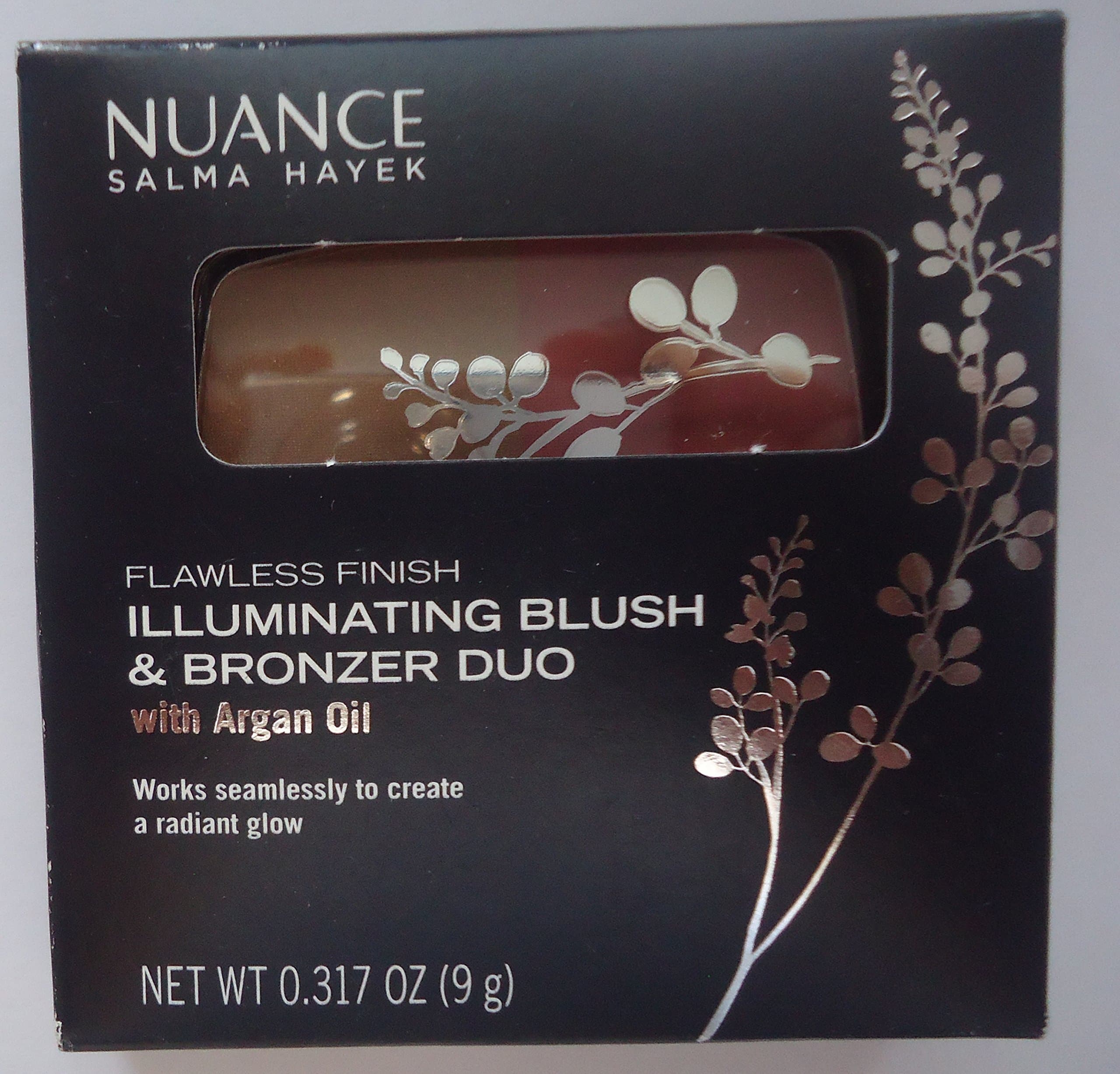 Nuance Salma Hayek Flawless Finish Illuminating Blush & Bronzer Duo with Argan Oil #560 Bronzed Rosewood