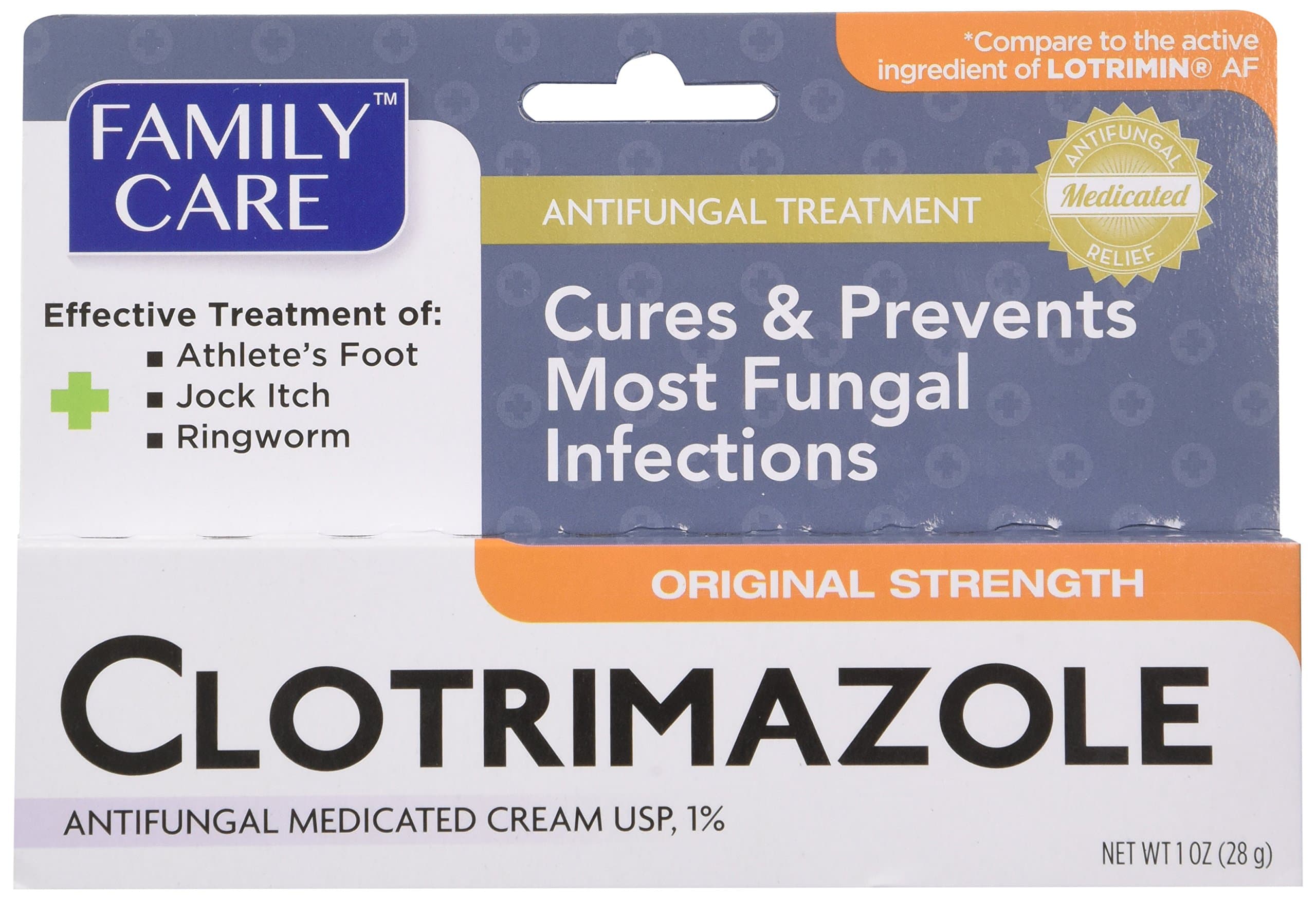 Clotrimazole Anti Fungal Cream, 1% USP Compare to Lotrimin 1oz. (Pack of 3)