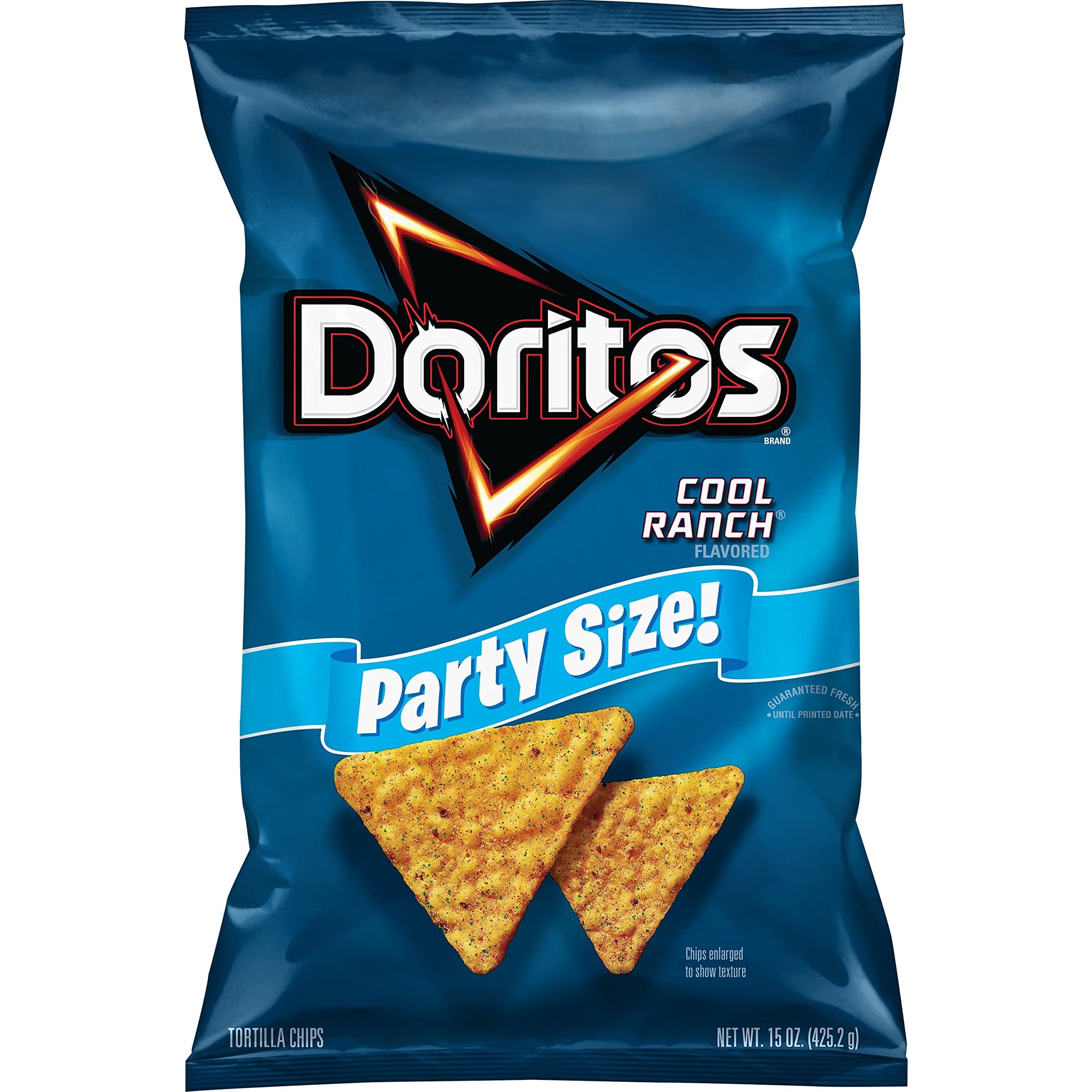 Doritos Cool Ranch Flavored Tortilla Chips, Party Size! (15 Ounce)