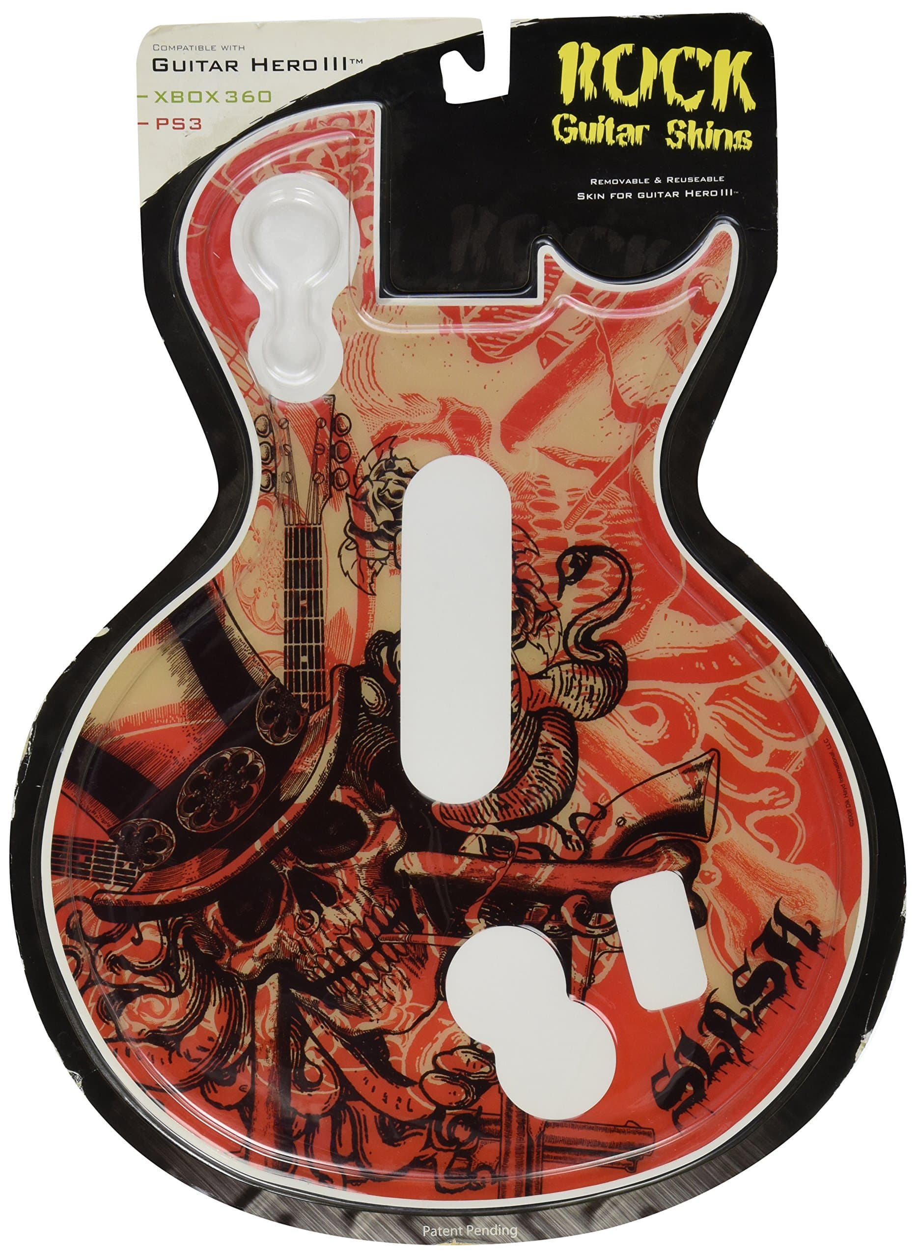 Gamer Graffix PS3 Guitar Hero 3 Controller Guitar Skin (Slash Red)