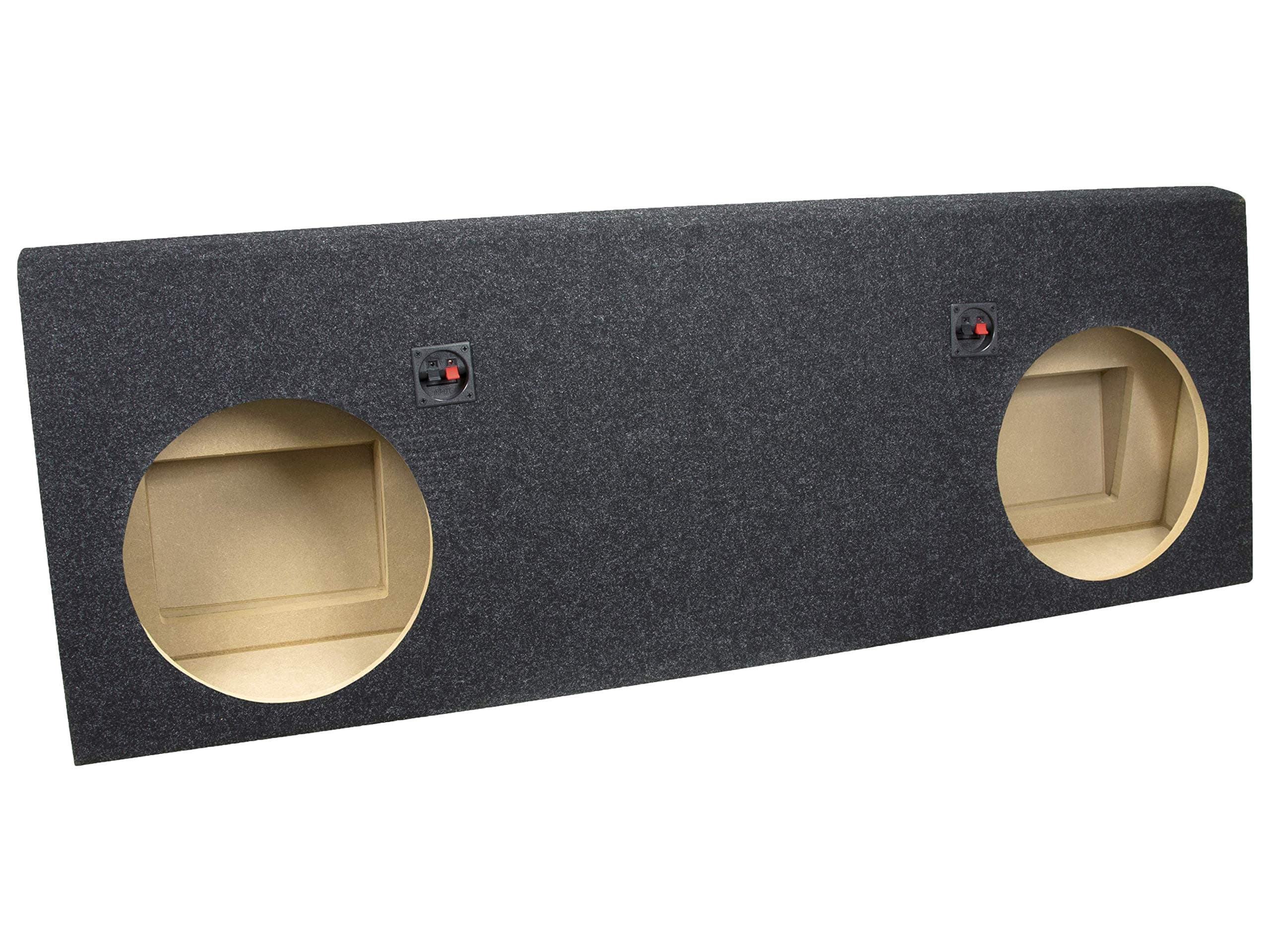 Bbox A182-12Cp Dual 12" Sealed Carpeted Subwoofer Enclosure - Fits 2007 - 2013 Chevrolet / GMC Silverado / Sierra Crew Cab