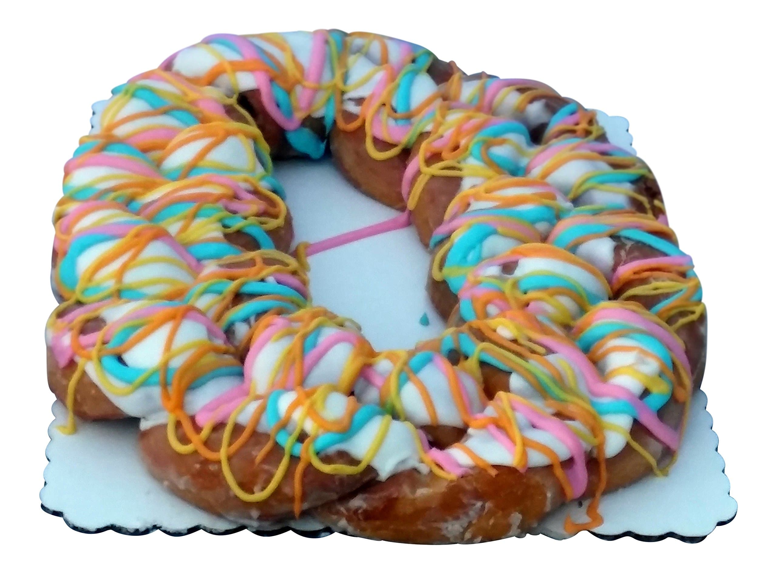 GetKingCake Traditional King Cake (Bavarian Cream)