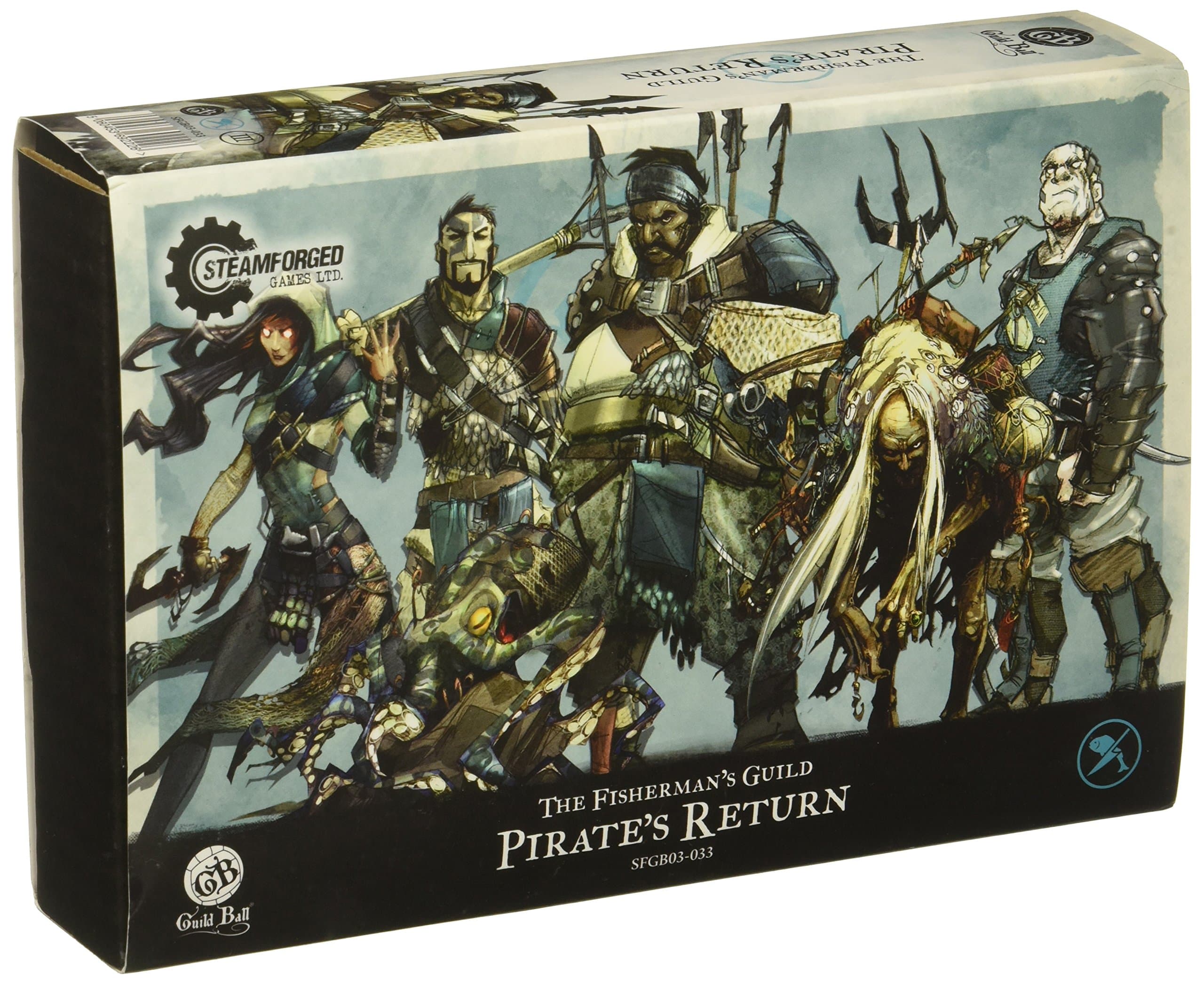 Steamfoged Games Guild Ball: Fisherman Pirate's Return Miniature Game Figure