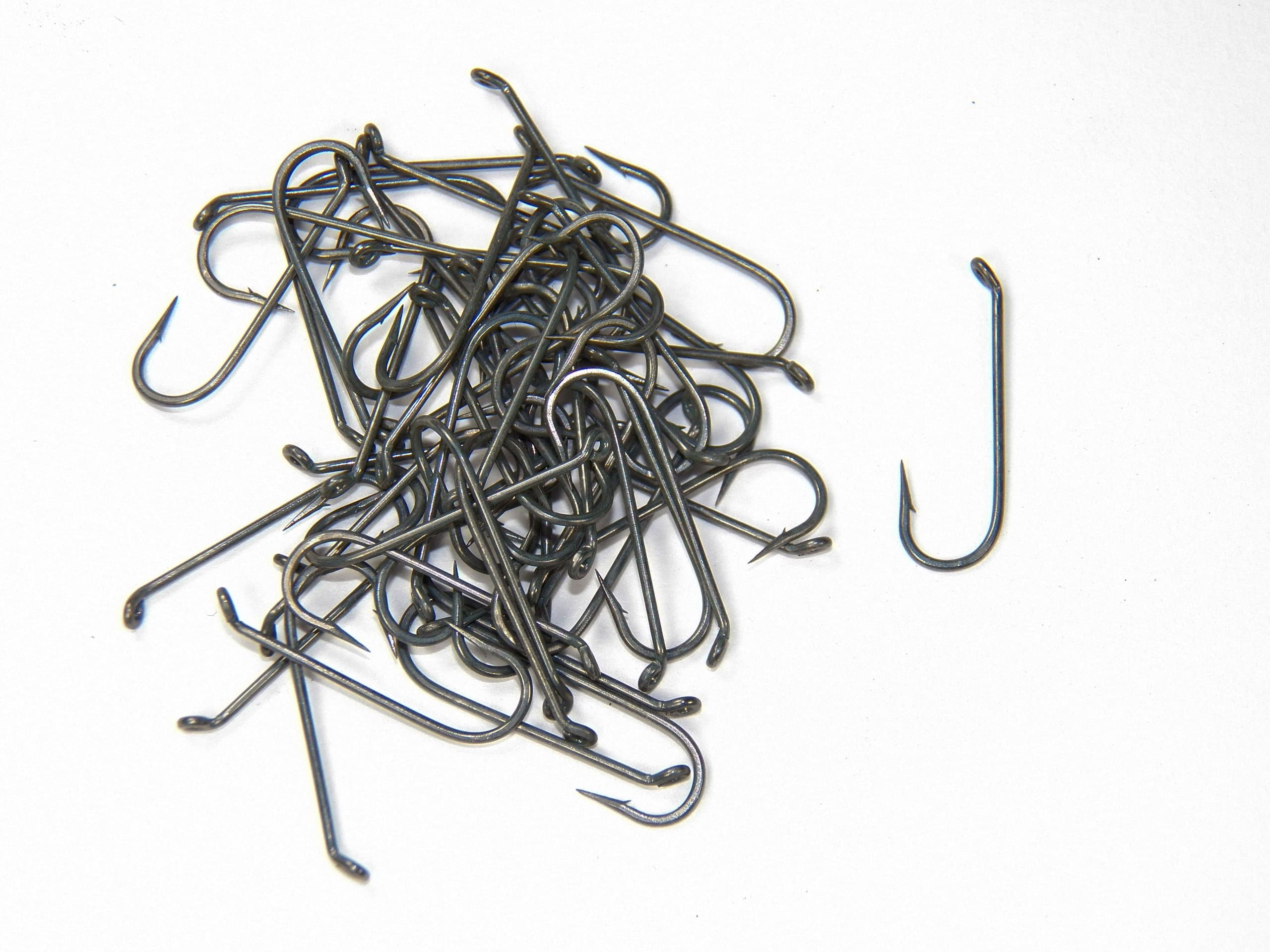 Eagle Claw Fish Hooks Streamer Fly Nickel Teflon Finished Lazer Sharp Featherlight Part NT1058