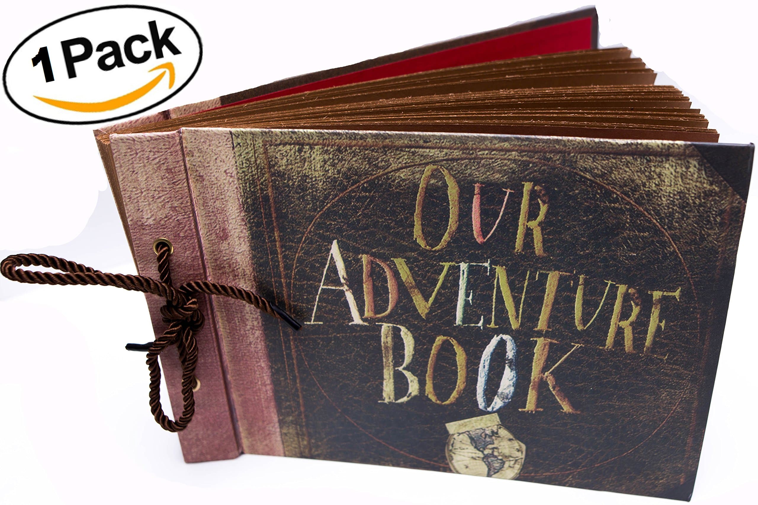 BEST Adventure Book from Up Movie with Deluxe Bonuses For your anniversary memories, wedding photos and the perfect gift for your family, self adhesive, handmade albums , DIY scrapbook