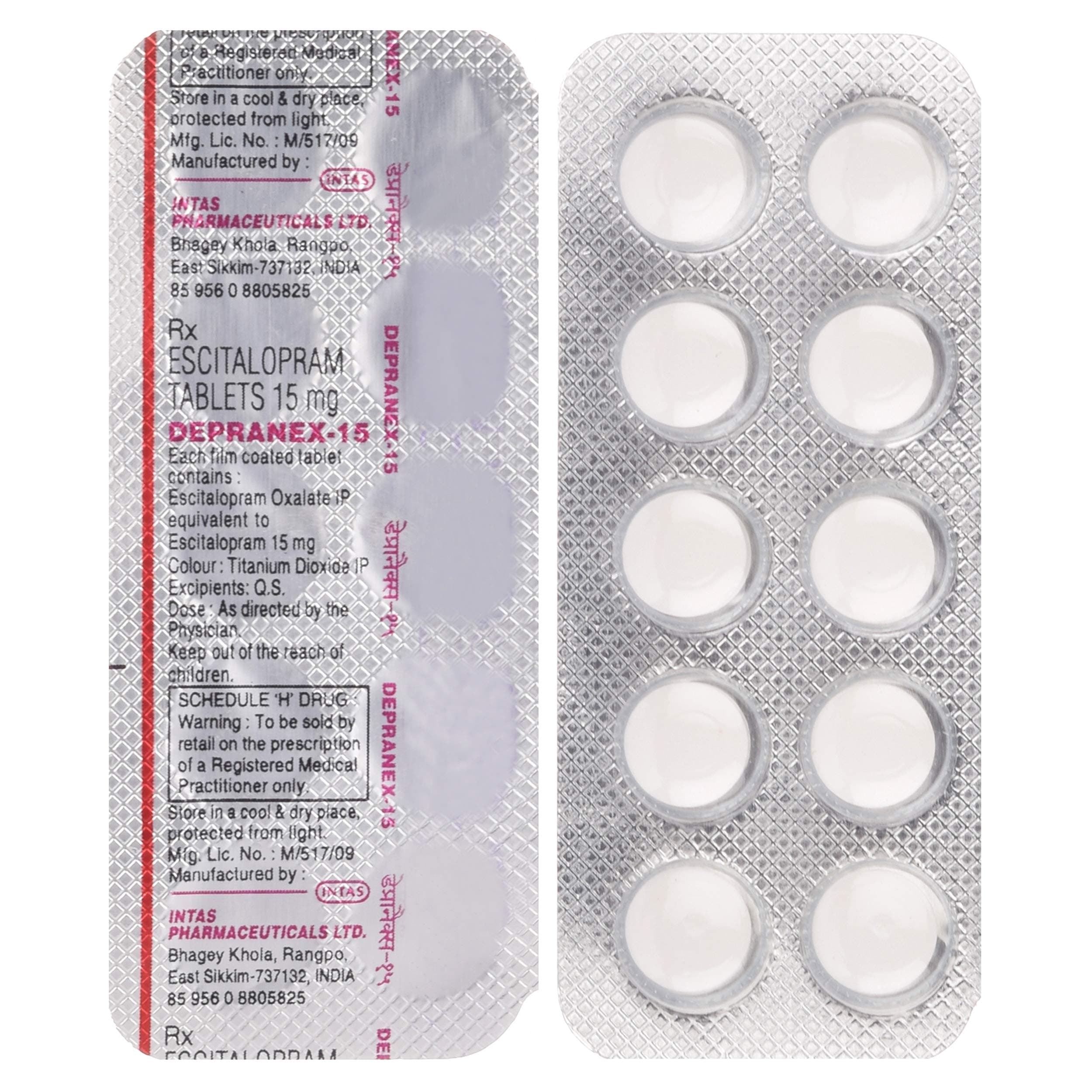 Depranex-15 - Strip of 10 Tablets