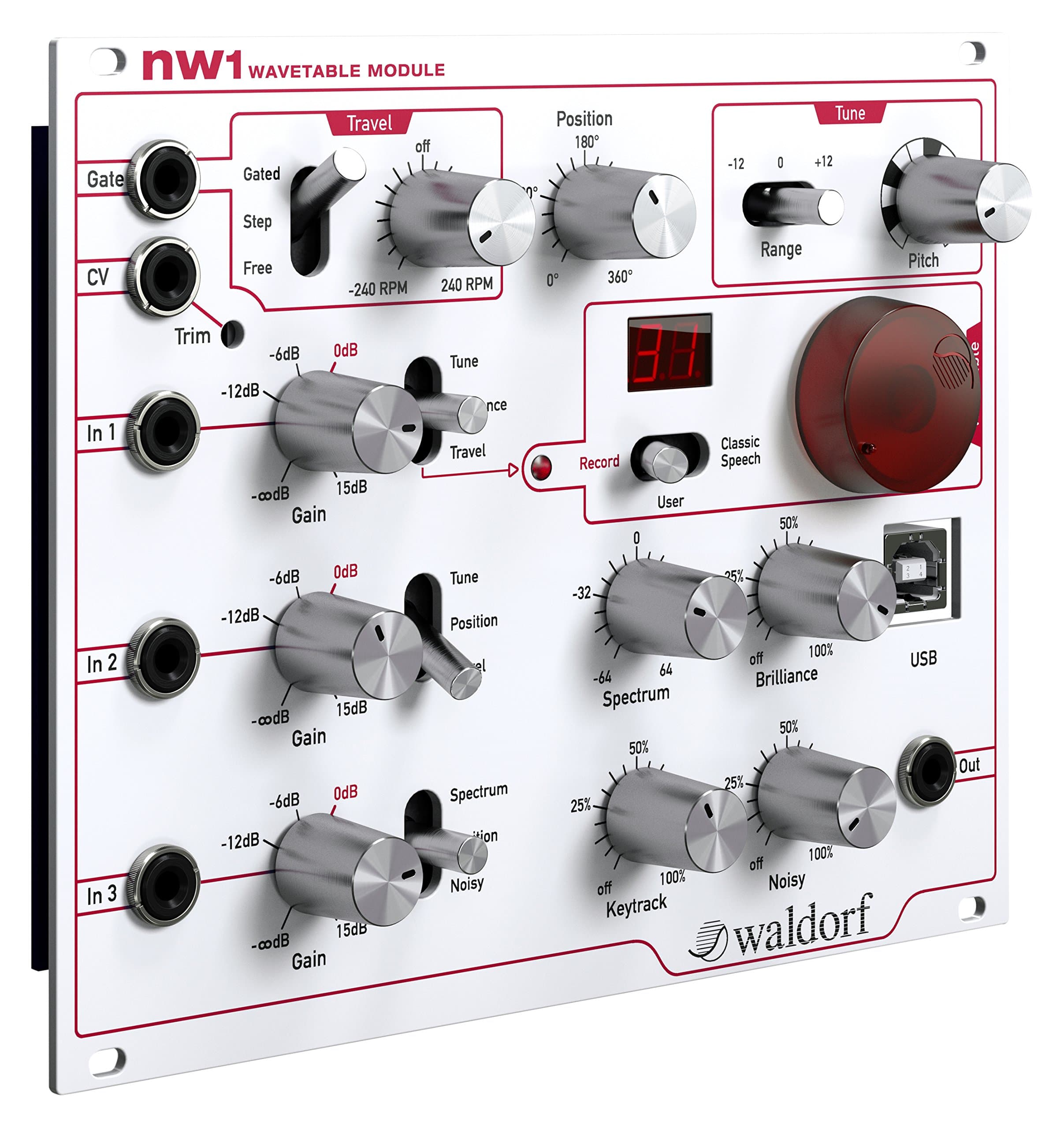 Waldorf NW1 Wavetable Module for Eurorack