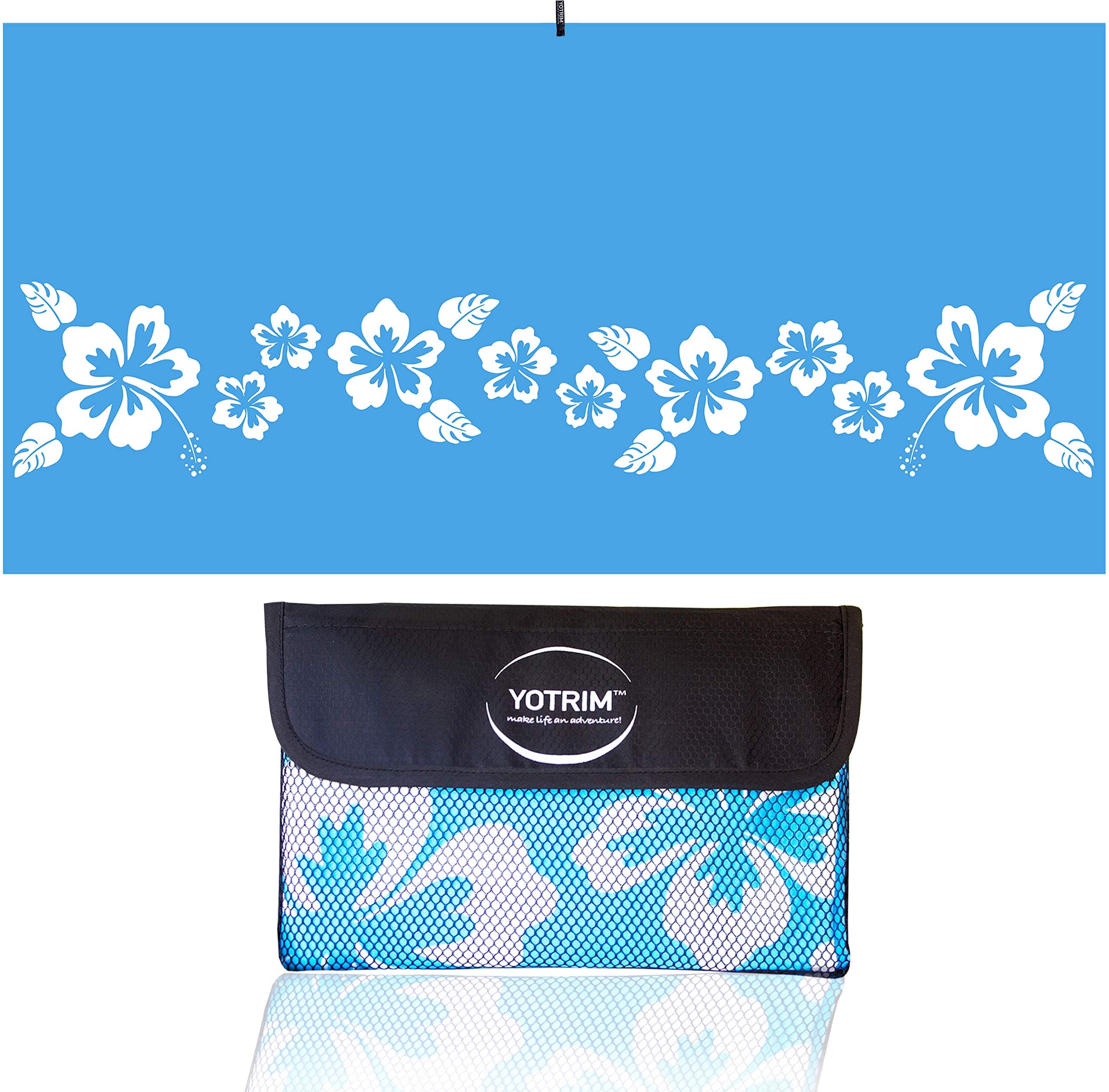 Microfiber Beach Towels for Travel - Quick Dry & Lightweight Towel for Swimmers - Sand Free Towel - Compact Sports & Pool Towel 71x33