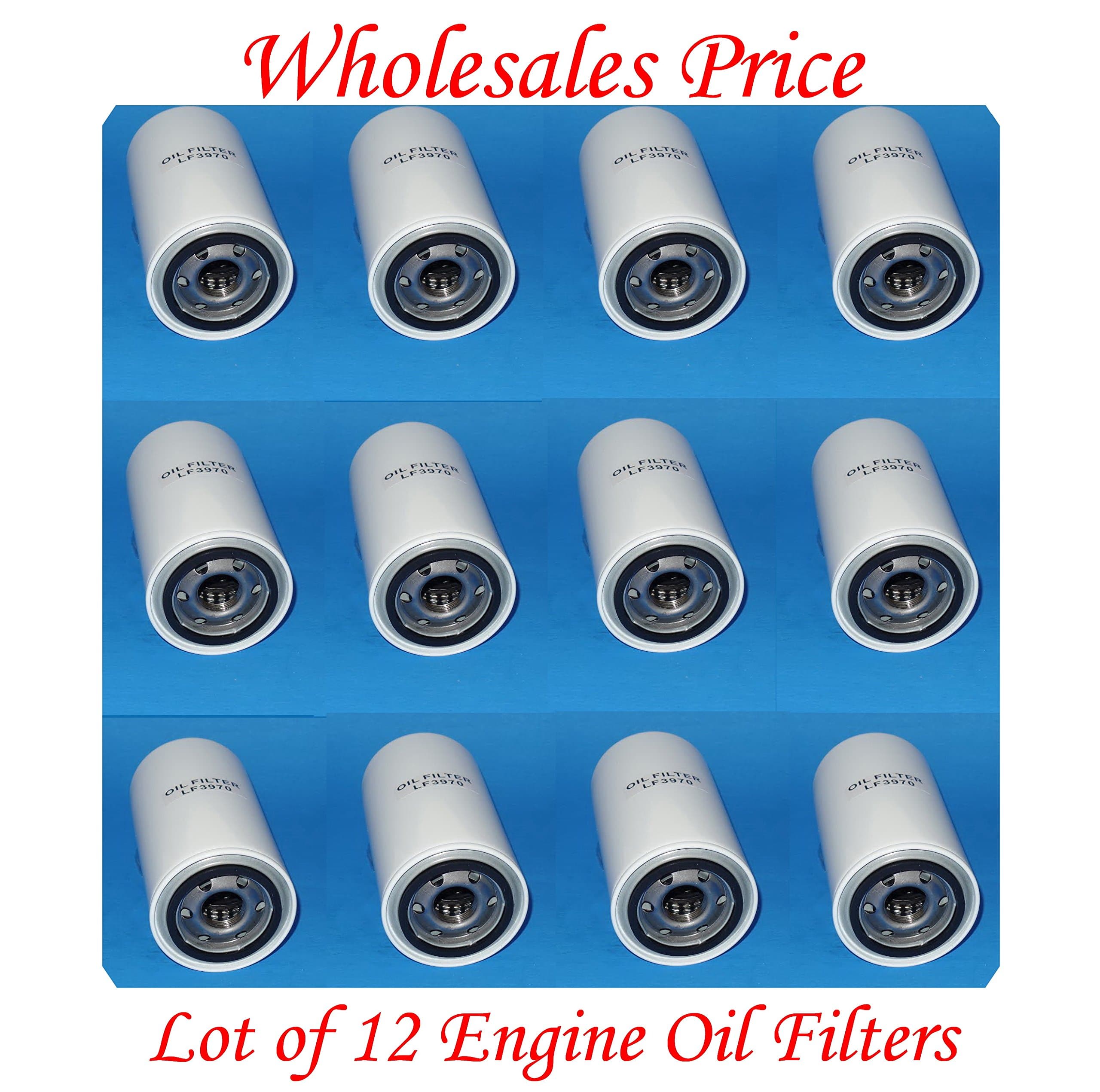 (Lot 12)LF3970 Oil Filter Fits: FORD WITH CUMMINS ENGINE : E-250 2005 E-350 00-07 E-450 00-07 E-550 02-03 F-250 SUPER DUTY 00-07 F-450 SUPER DUTY 00-07 F-550 SUPER DUTY 00-07 F-650 00-15 F-750 00-13