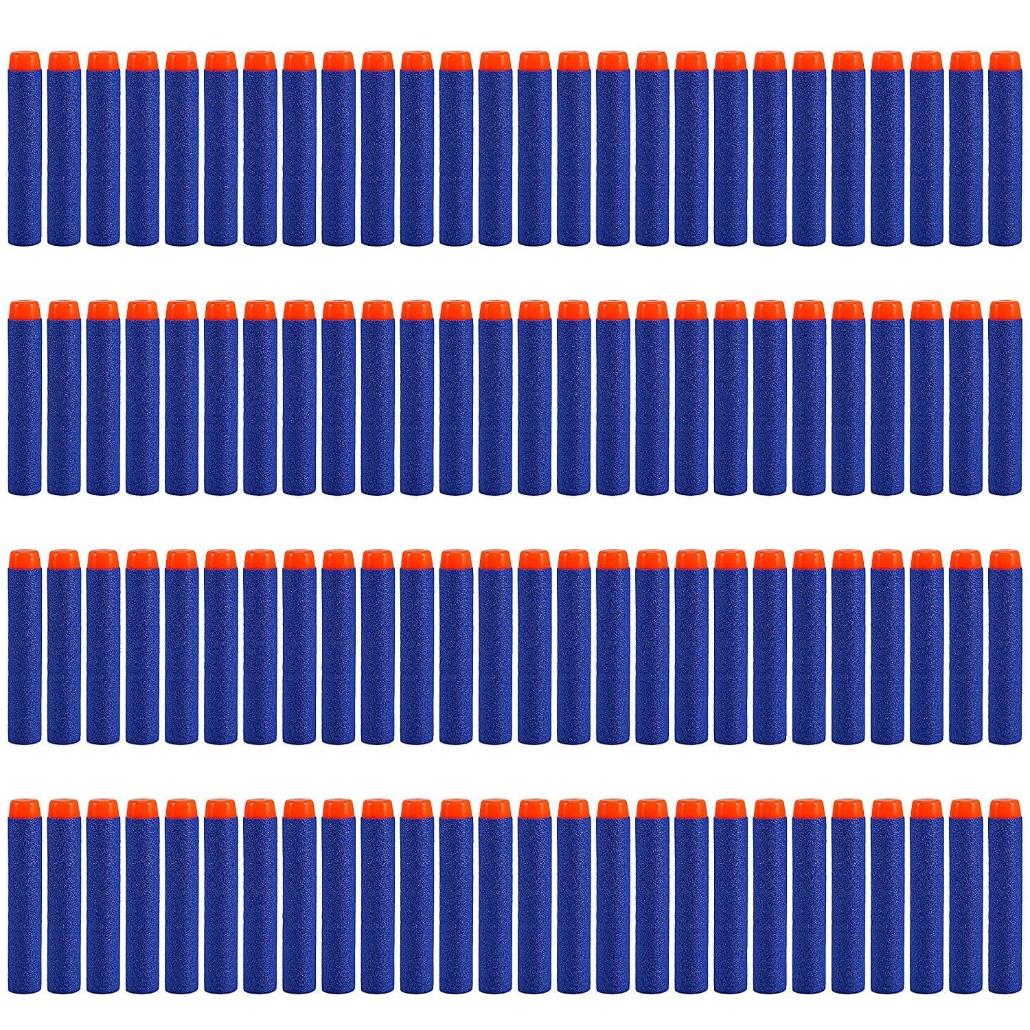LVHERO 200pcs 7.2cm Refill Darts Foam Bullet Ammo Pack for Nerf N-Strike Elite Series – Blue