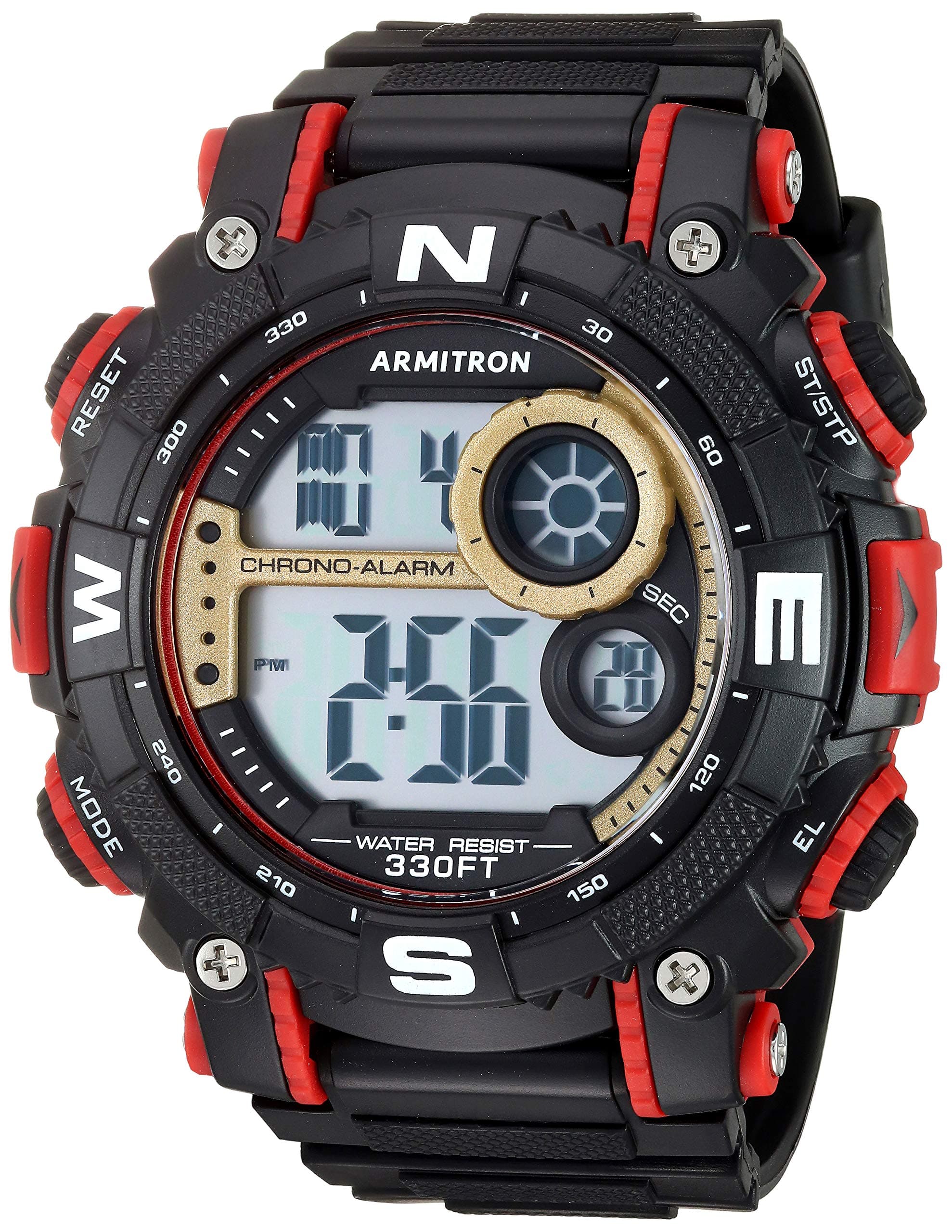 Sport Men's Digital Chronograph Resin Strap Watch, 40/8284
