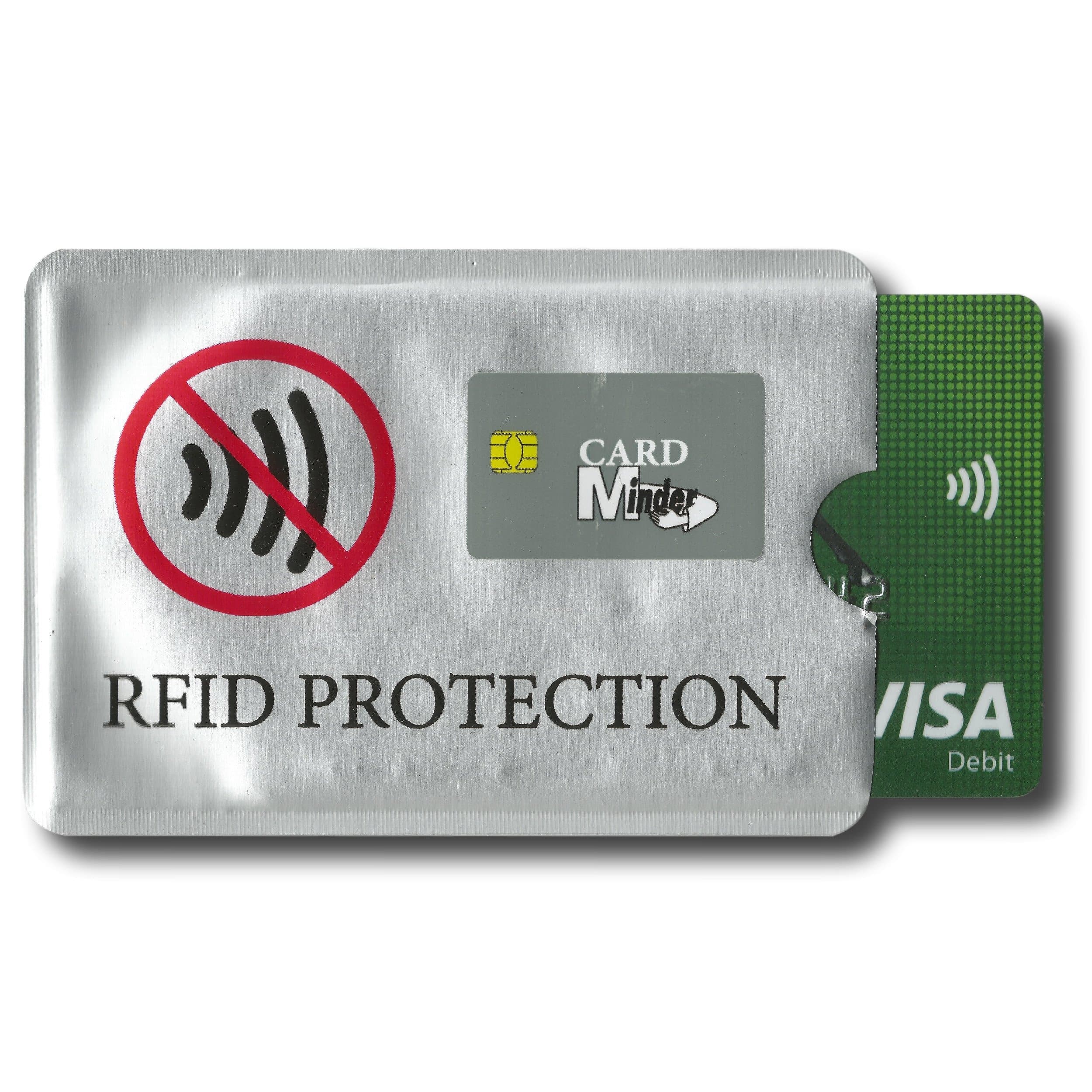Minder EPOSGEAR Card RFID Blocking Anti Theft Secure Protector Sleeve Holder Wallet for Credit / Debit / ID / Oyster Cards - Prevent Fraud, Theft, Accidental and Clash Payments (5)