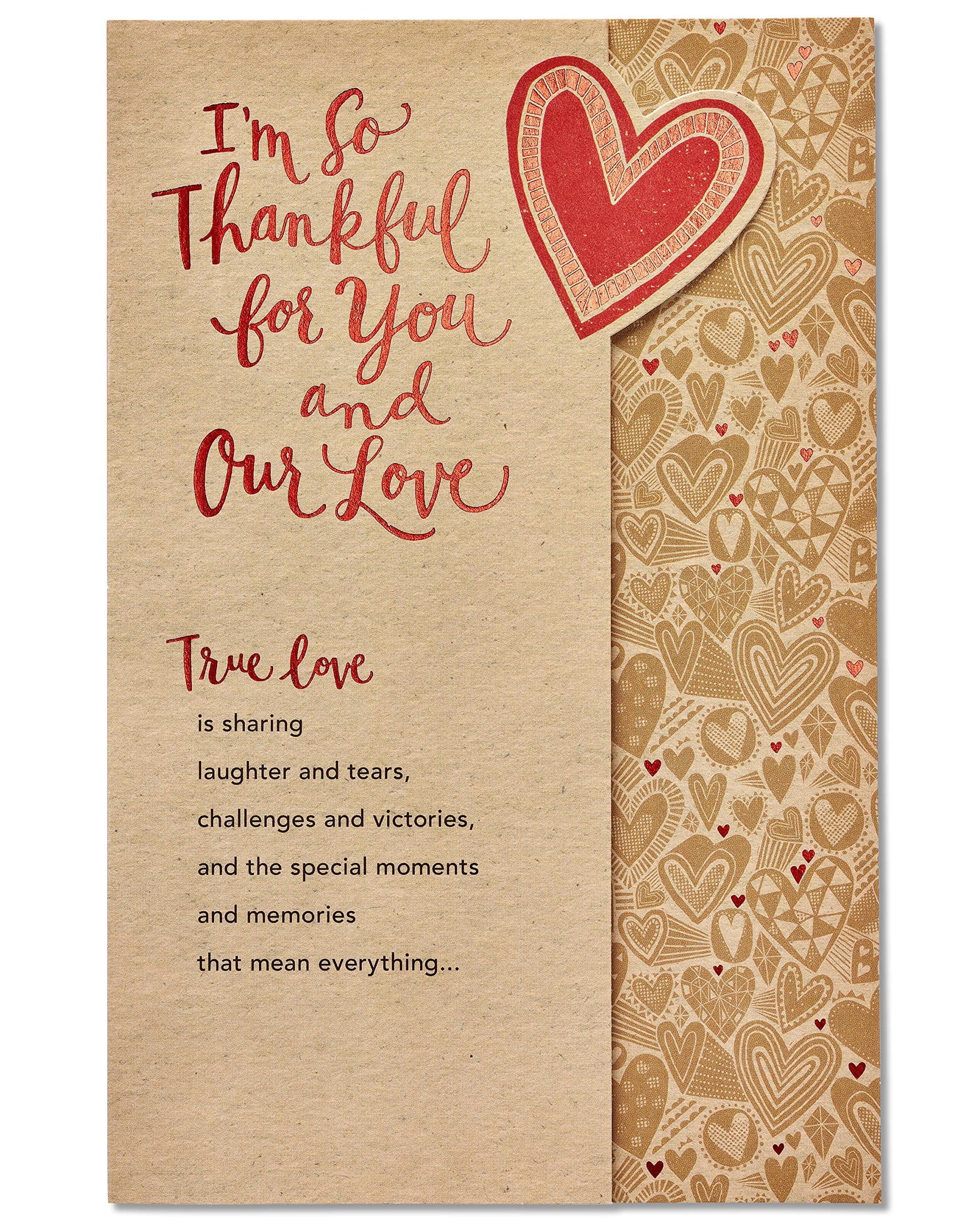 American Greetings Romantic Card (True Love)