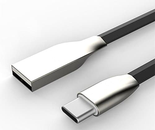 Device-Safe Fast USB Type C Cable / Adapter (Slim), Type C to USB 3.0/2.0 Charger Data Cable 3ft, Charging Cord - Samsung Galaxy S8,Note 8,Google Pixel,Nexus 5X,LG V30 V20 G6 5,Nintendo Switch (Black)