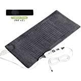 Portable Waist Heating Pad Belt 3 Heat Settings Graphene Electric Heat Pad Washable Therapy Wrap for Back Pain Abdominal Stomach Cramps Arthritic Pain Relief Adjustable Flexible Straps