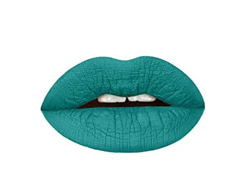 Teal Matte Liquid Lipstick - Turquoise, Blue Green Lip Color, Vegan and Cruelty-free Makeup, Waterproof, Long-lasting (Mermaid Vibes)