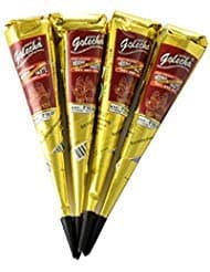 3 x Kaveri Mehndi Cones Dark Brown Mehndi All Natural Body Art Organic Temporary Tattoo Kaveri