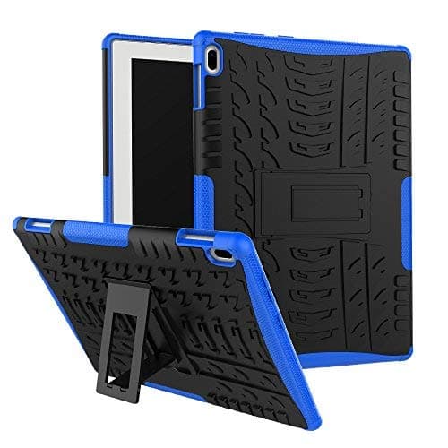 Maomi for Lenovo Tab 4 10 inch Case 2017 Release ( Model:TB-X304F/X304N), Kickstand Heavy Duty Cover (Blue)