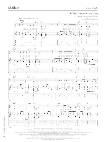 Rockschool - Acoustic Grade 2 | Guitar Sheet Music for Beginners | 6 Tracks from Iconic Rock and Pop Artists | Perfect Music Teacher Resource | Ideal Gift for Guitarists